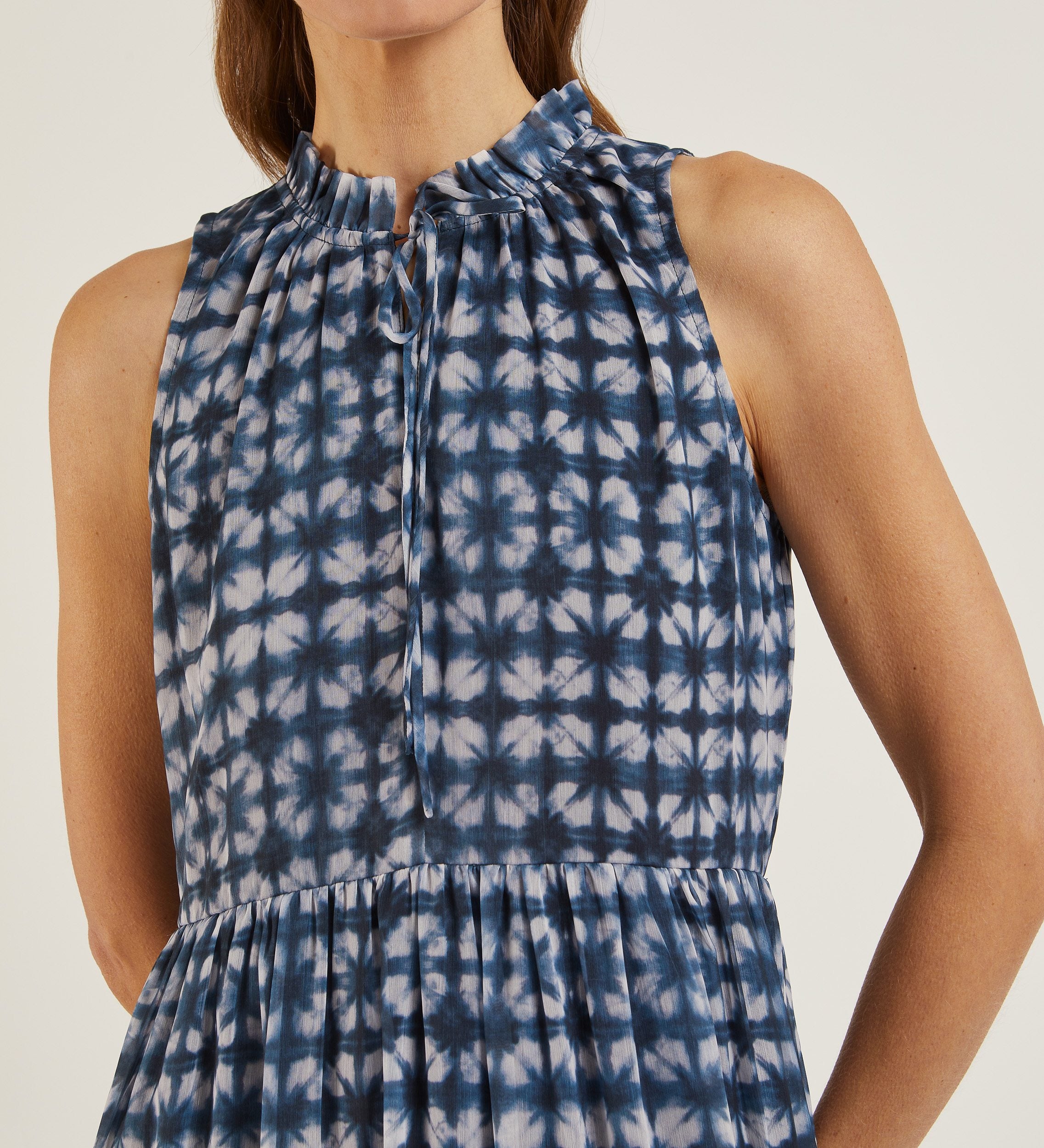 Printed flats dress