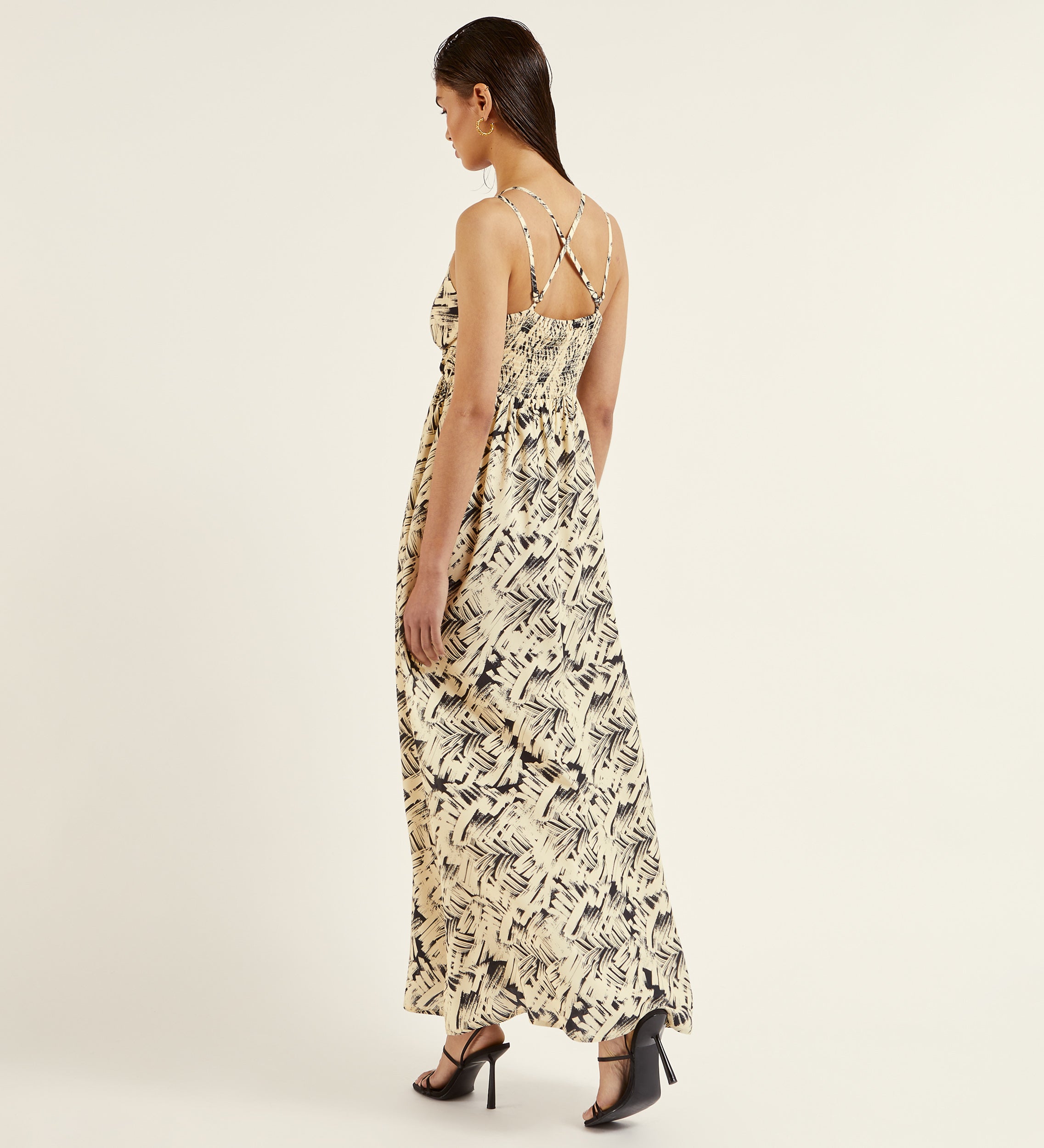 Robe longue à bretelles