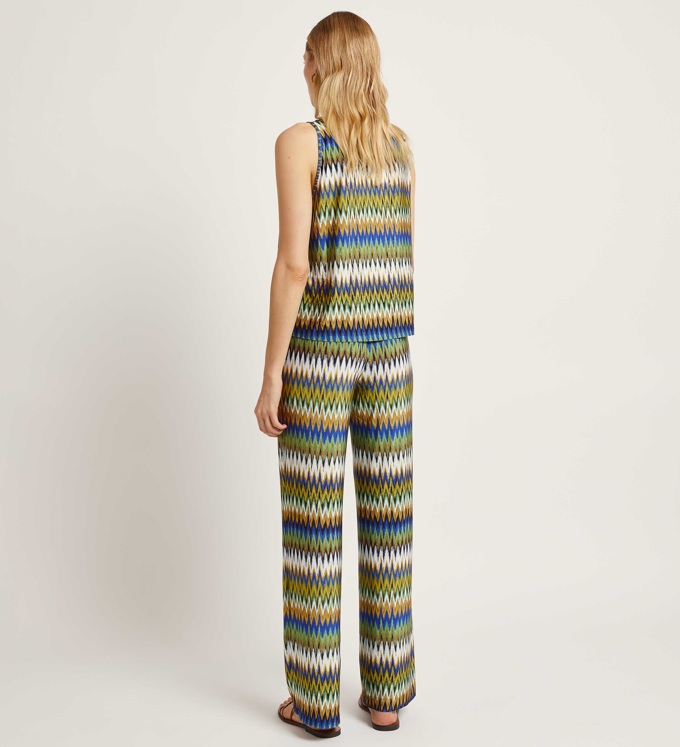 Pantalón elástico estampado