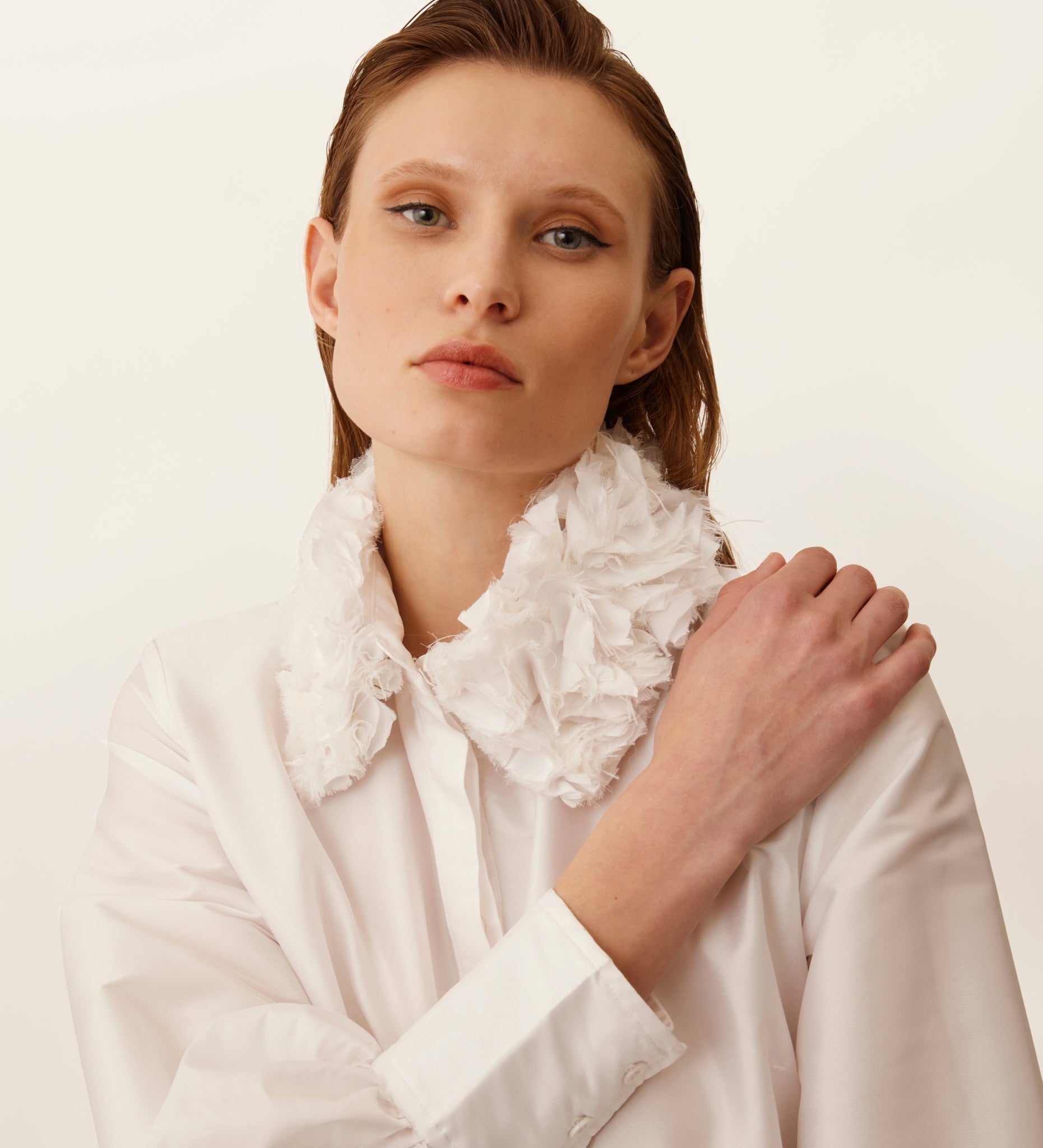 Blusa camisera manga larga