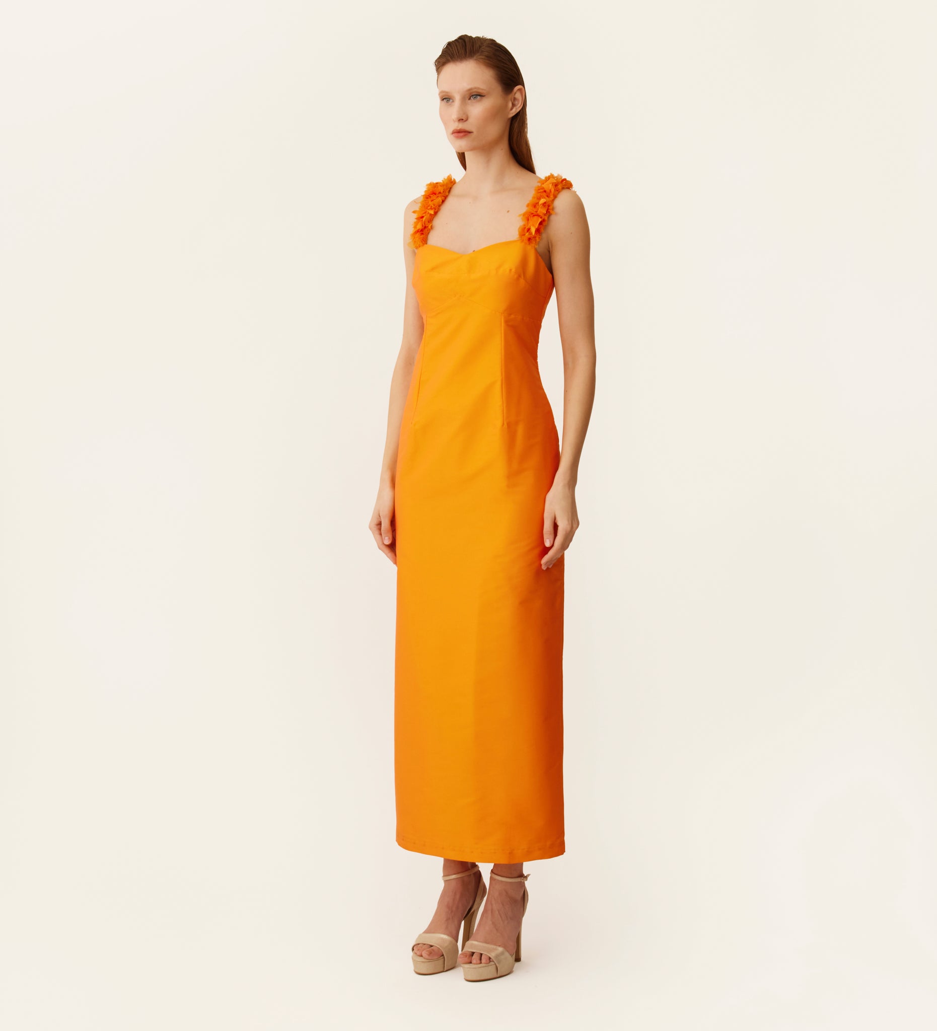Long strappy dress