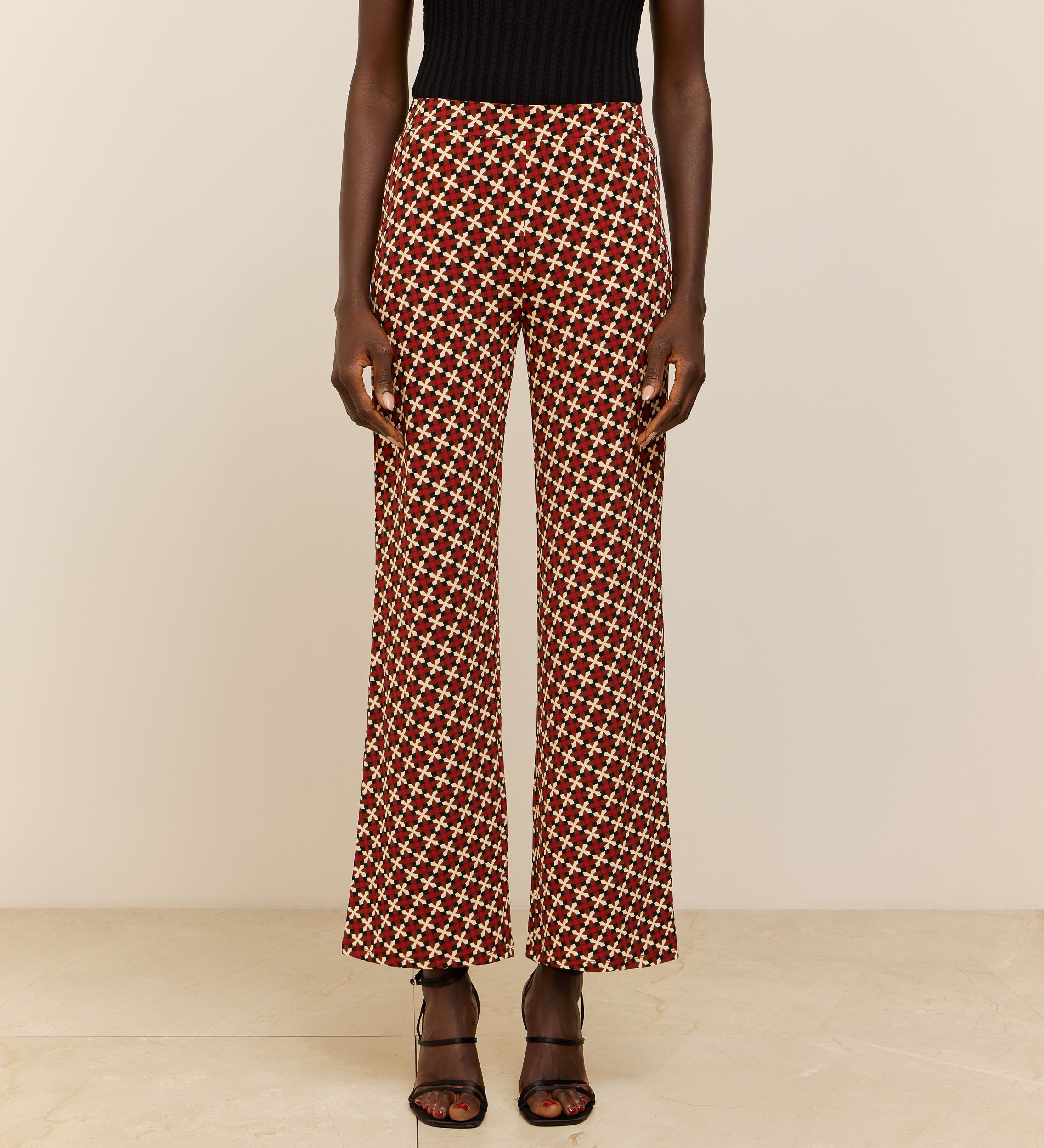 Pantalón elástico estampado