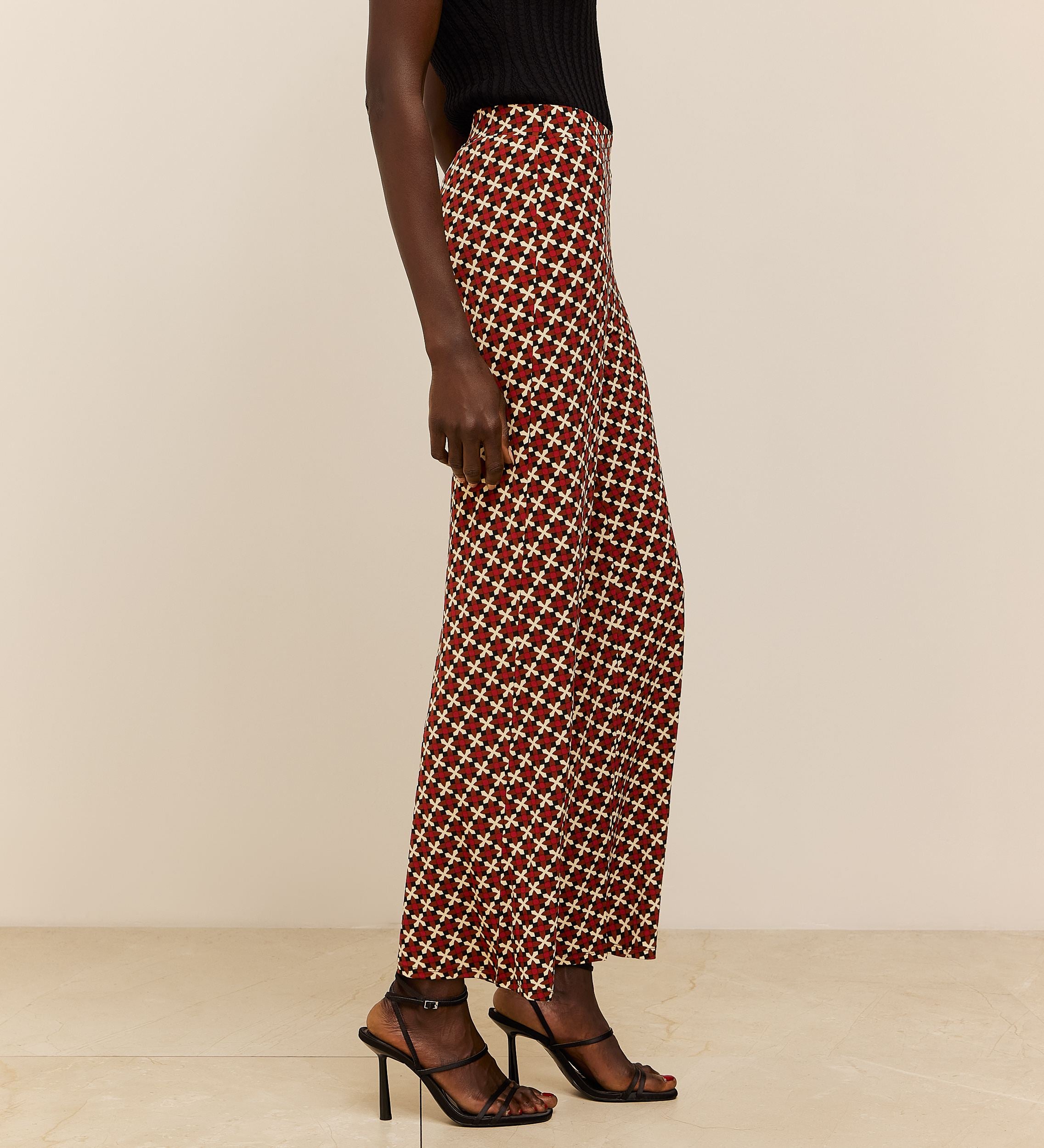 Pantalón elástico estampado