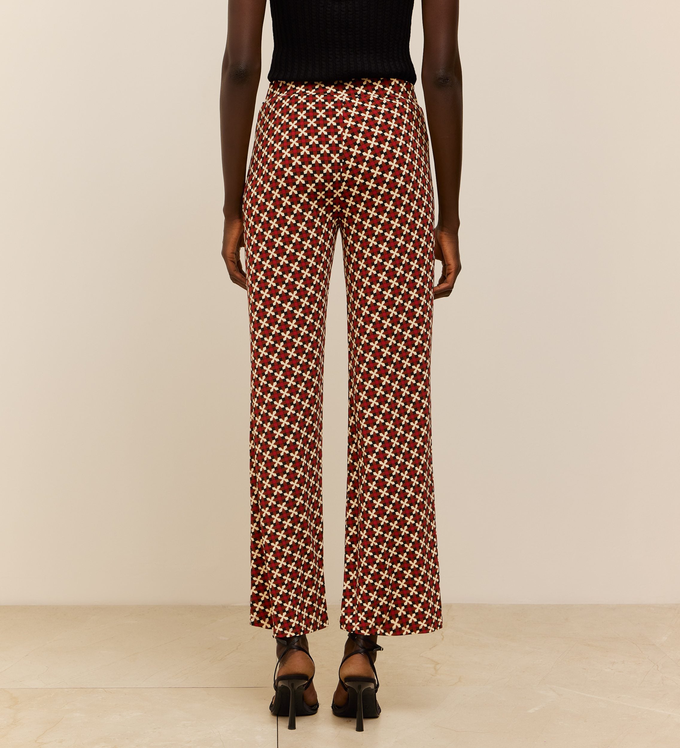 Pantalón elástico estampado