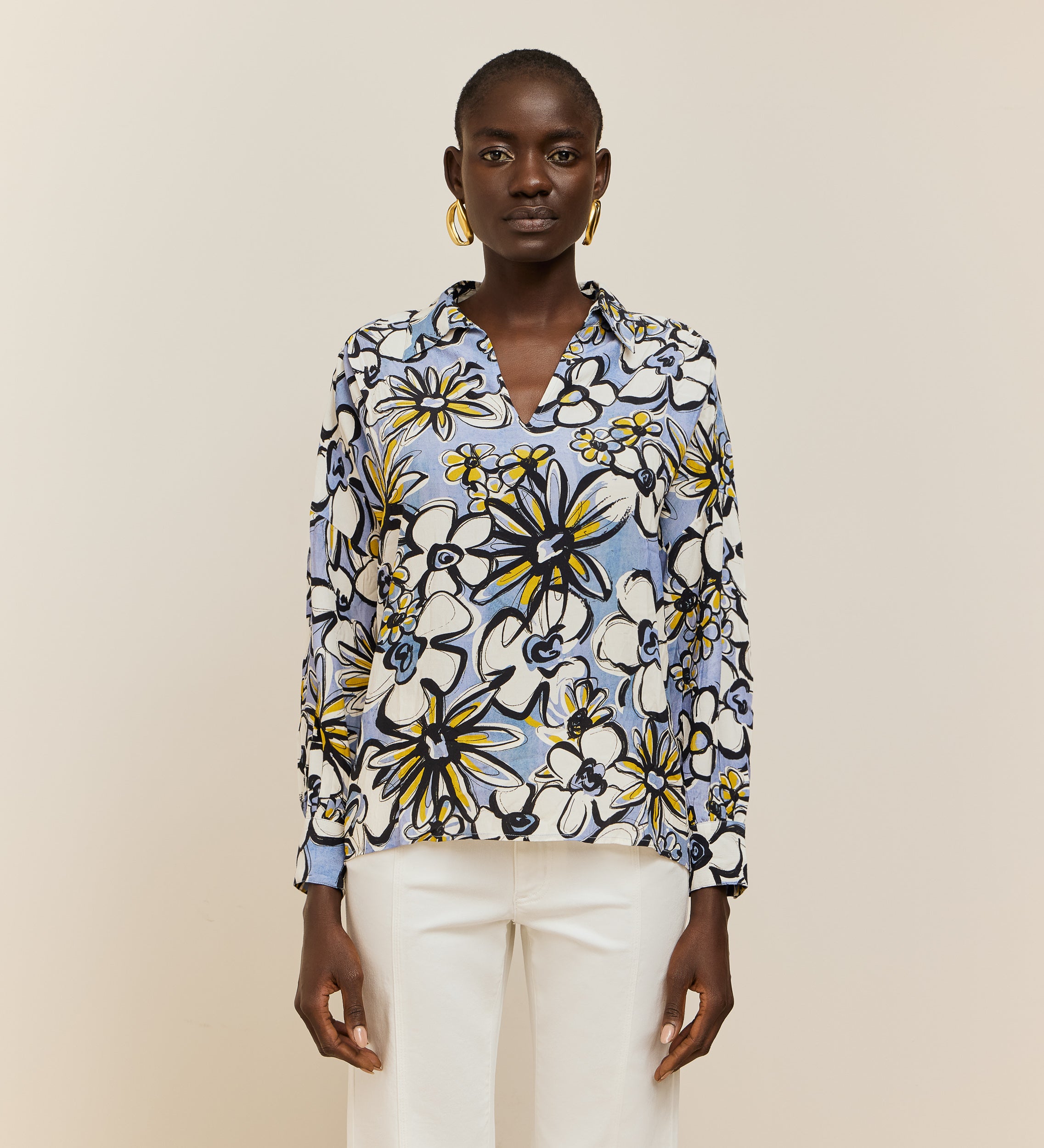 Blusa estampado flores