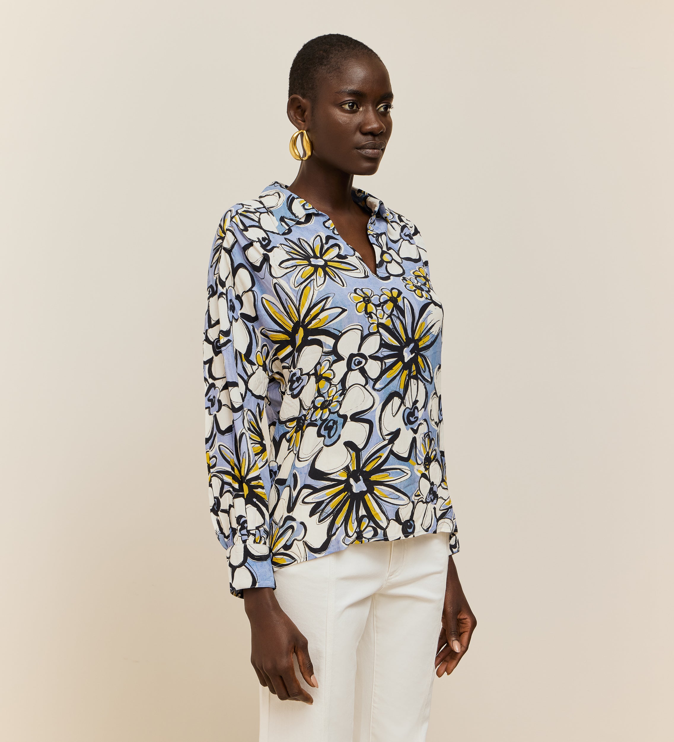 Blusa estampado flores