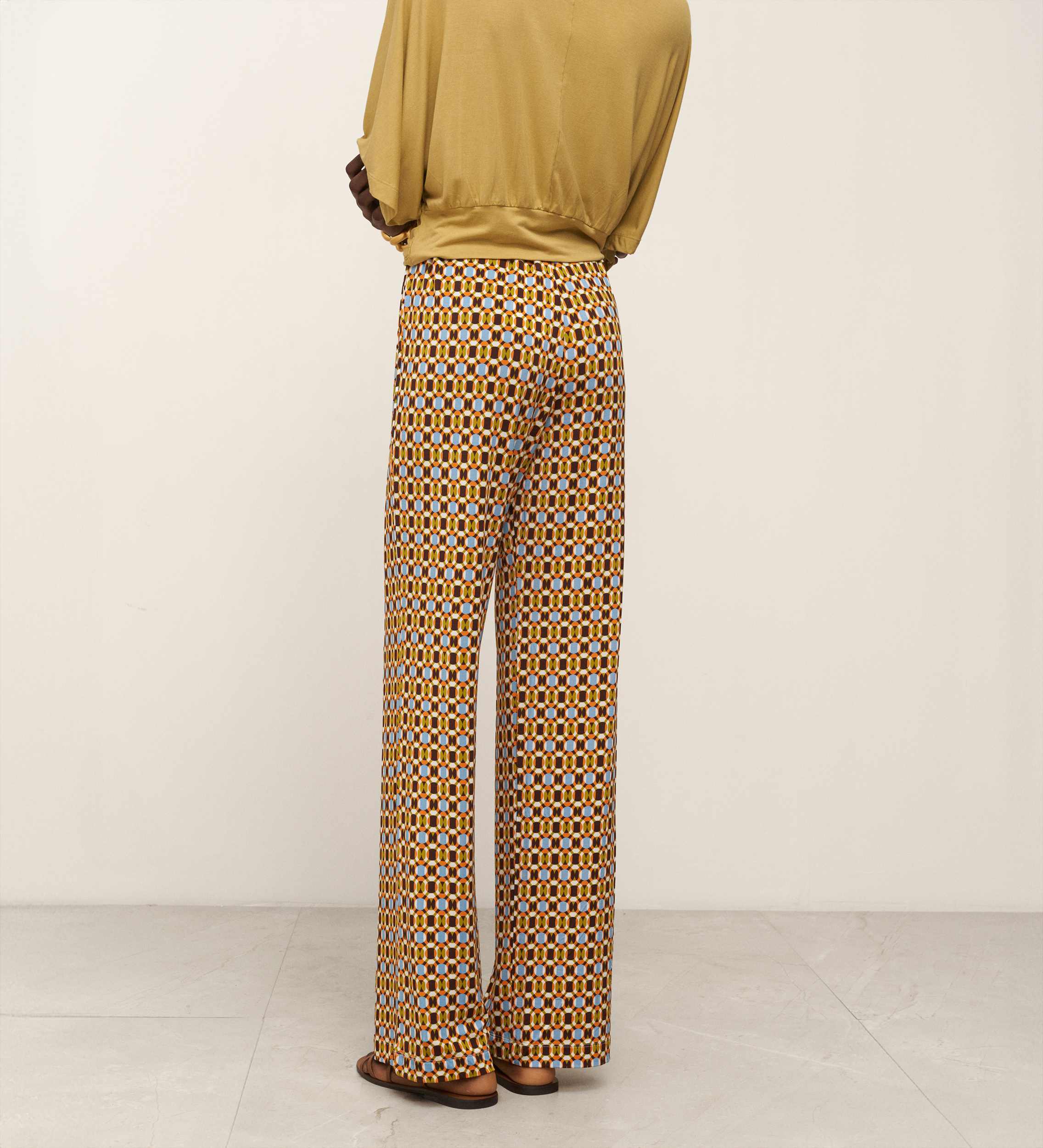 Pantalon stretch imprimé