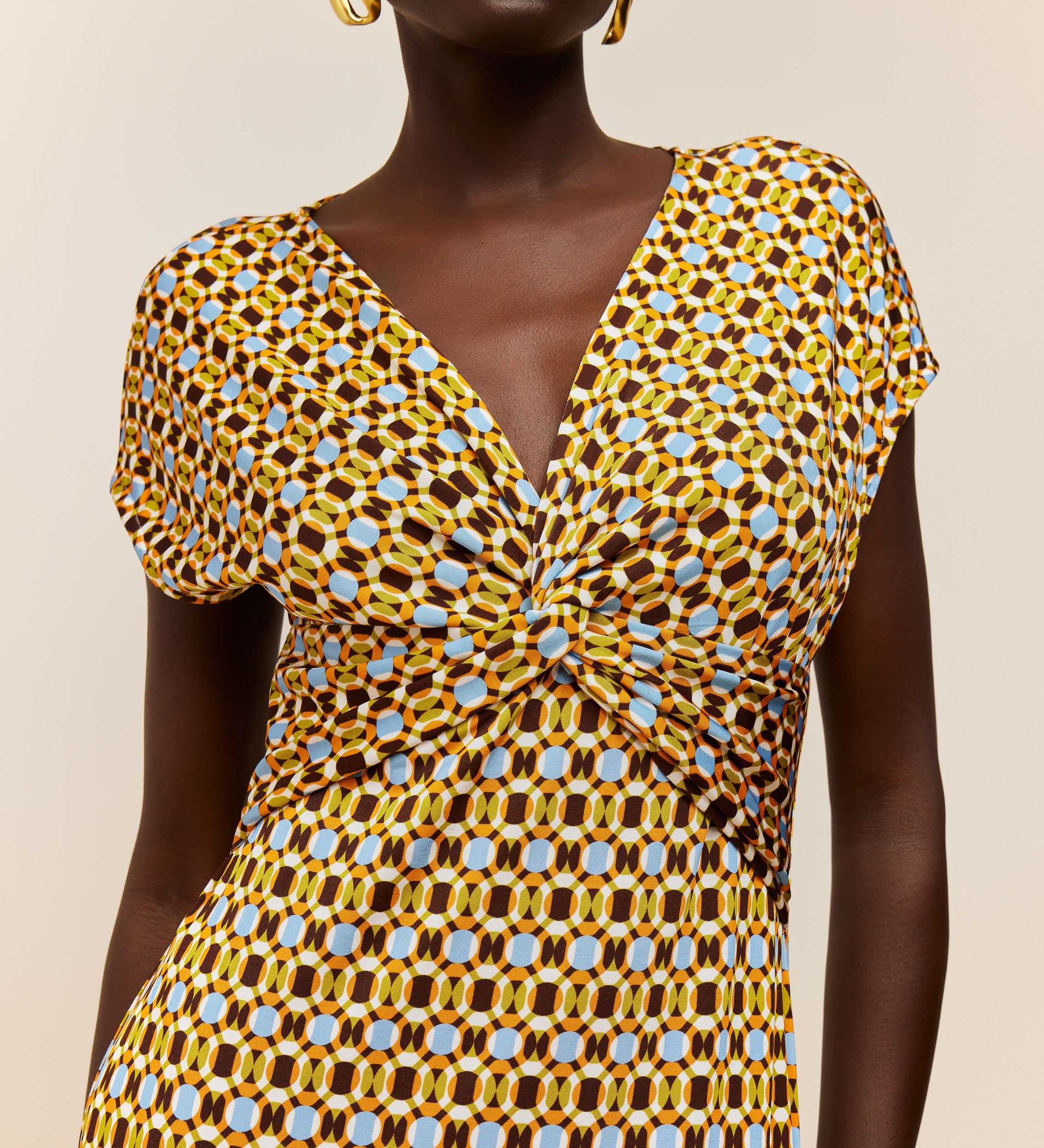 Vestido punto estampado