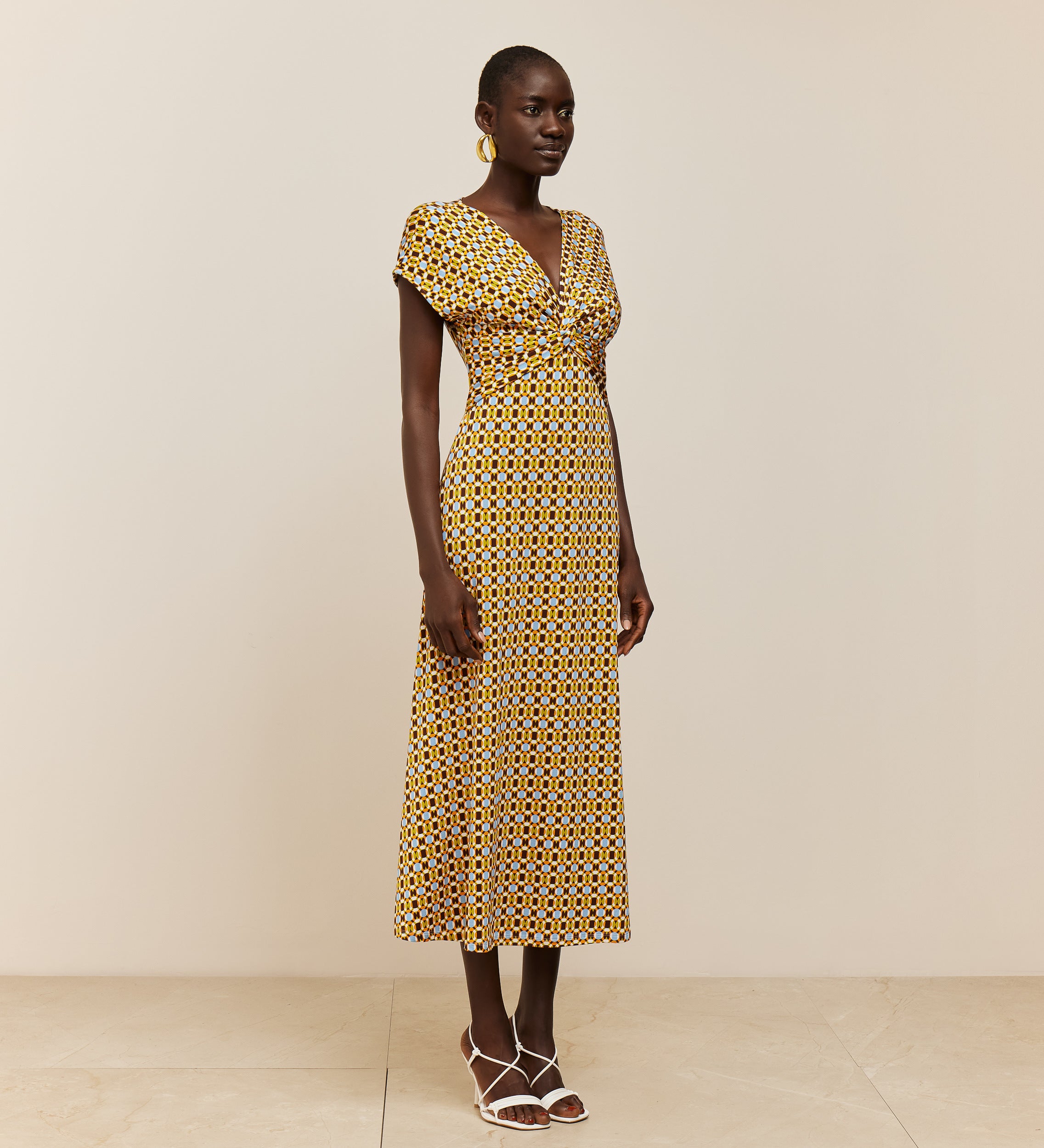 Vestido punto estampado