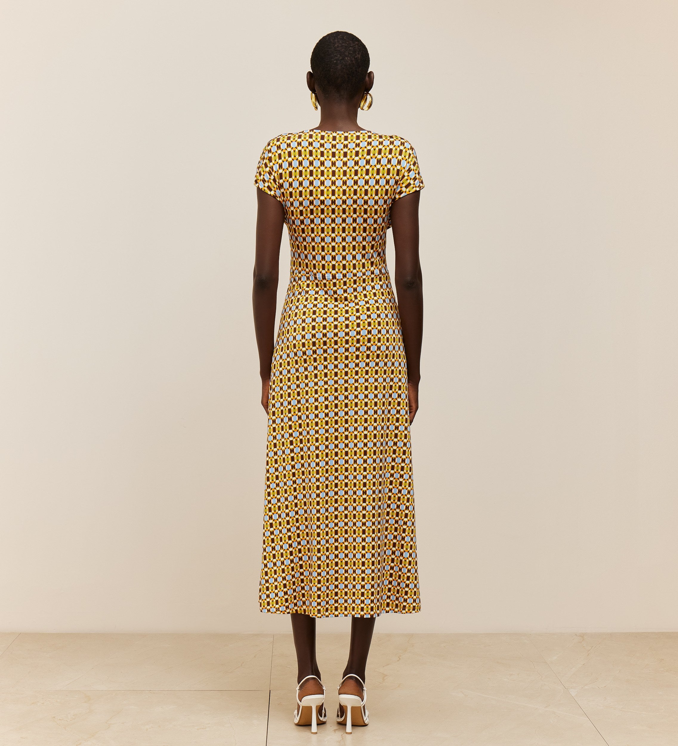 Vestido punto estampado