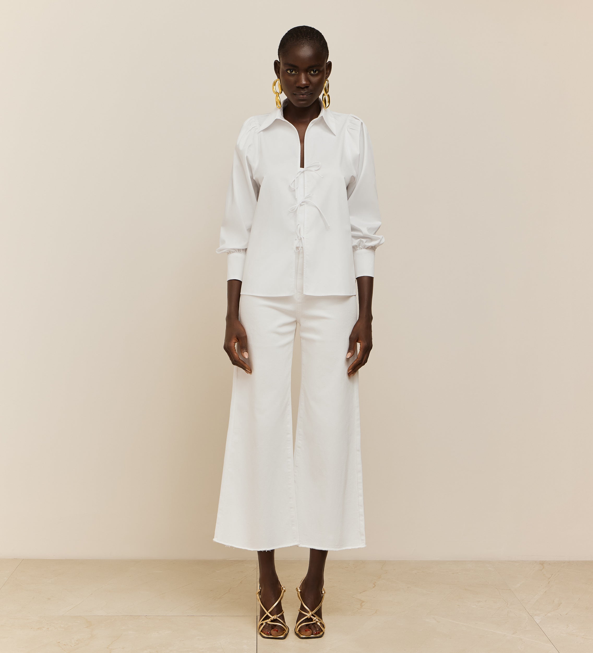 Camisa popelín lazadas