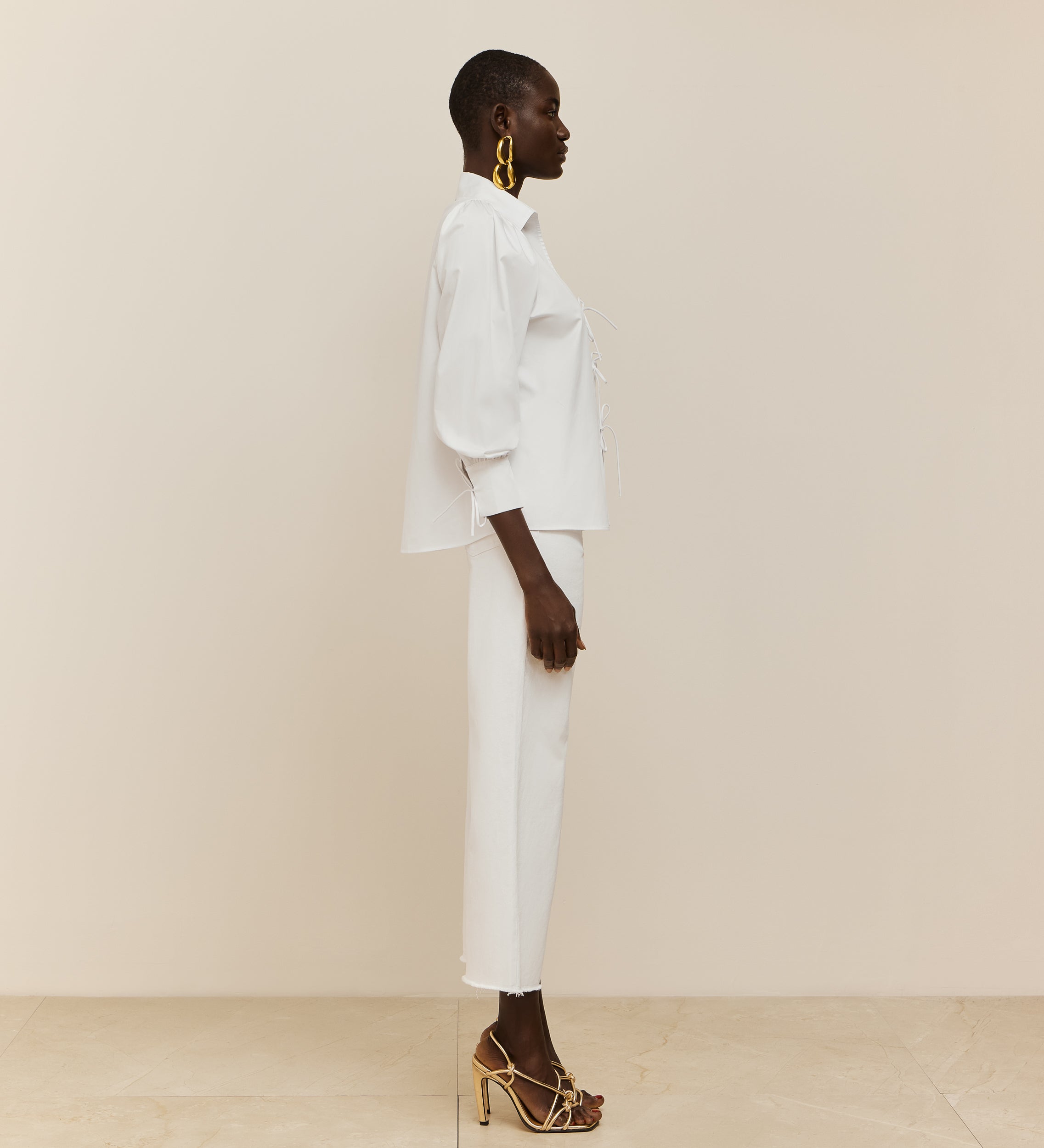 Camisa popelín lazadas