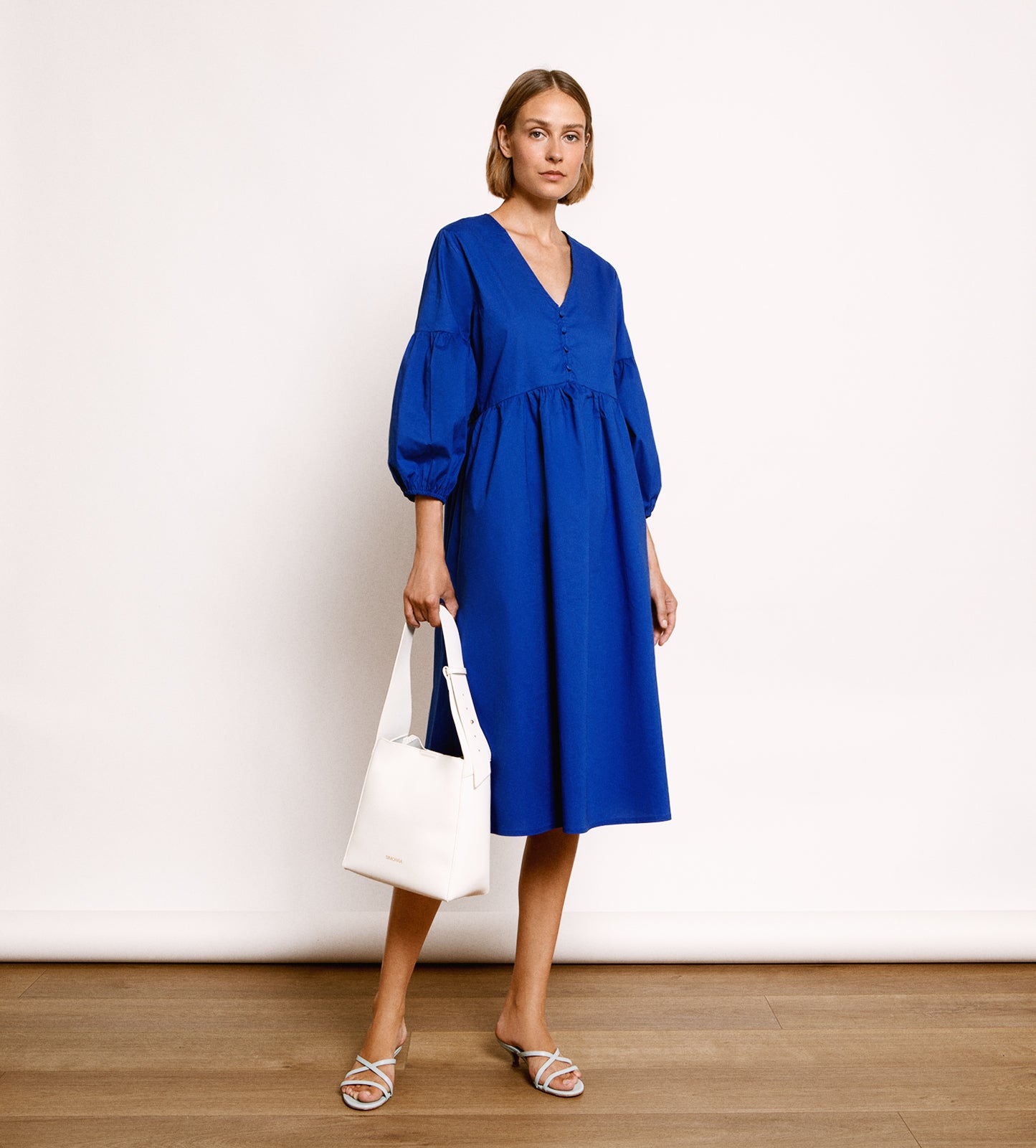 Vestido fluido textura