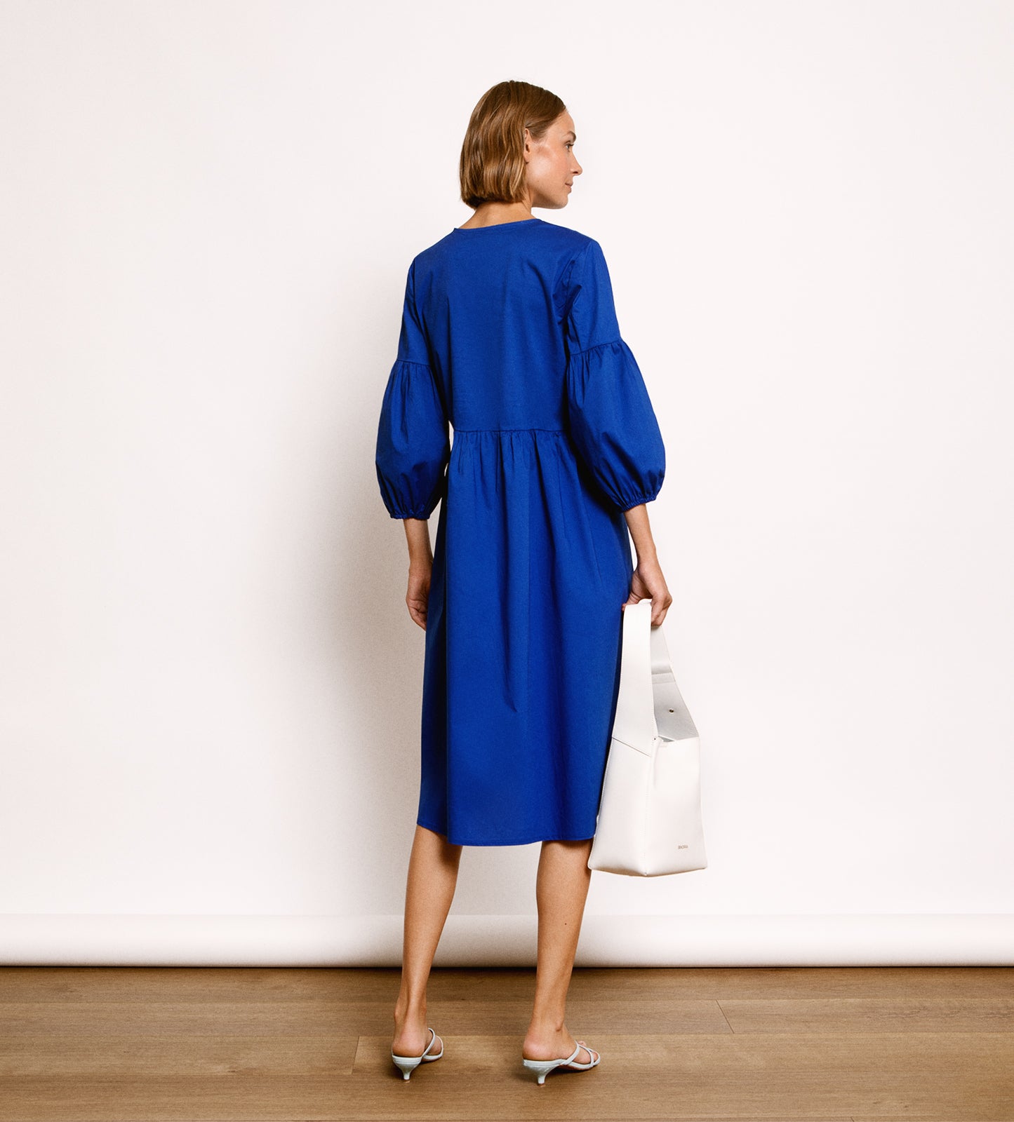 Vestido fluido textura