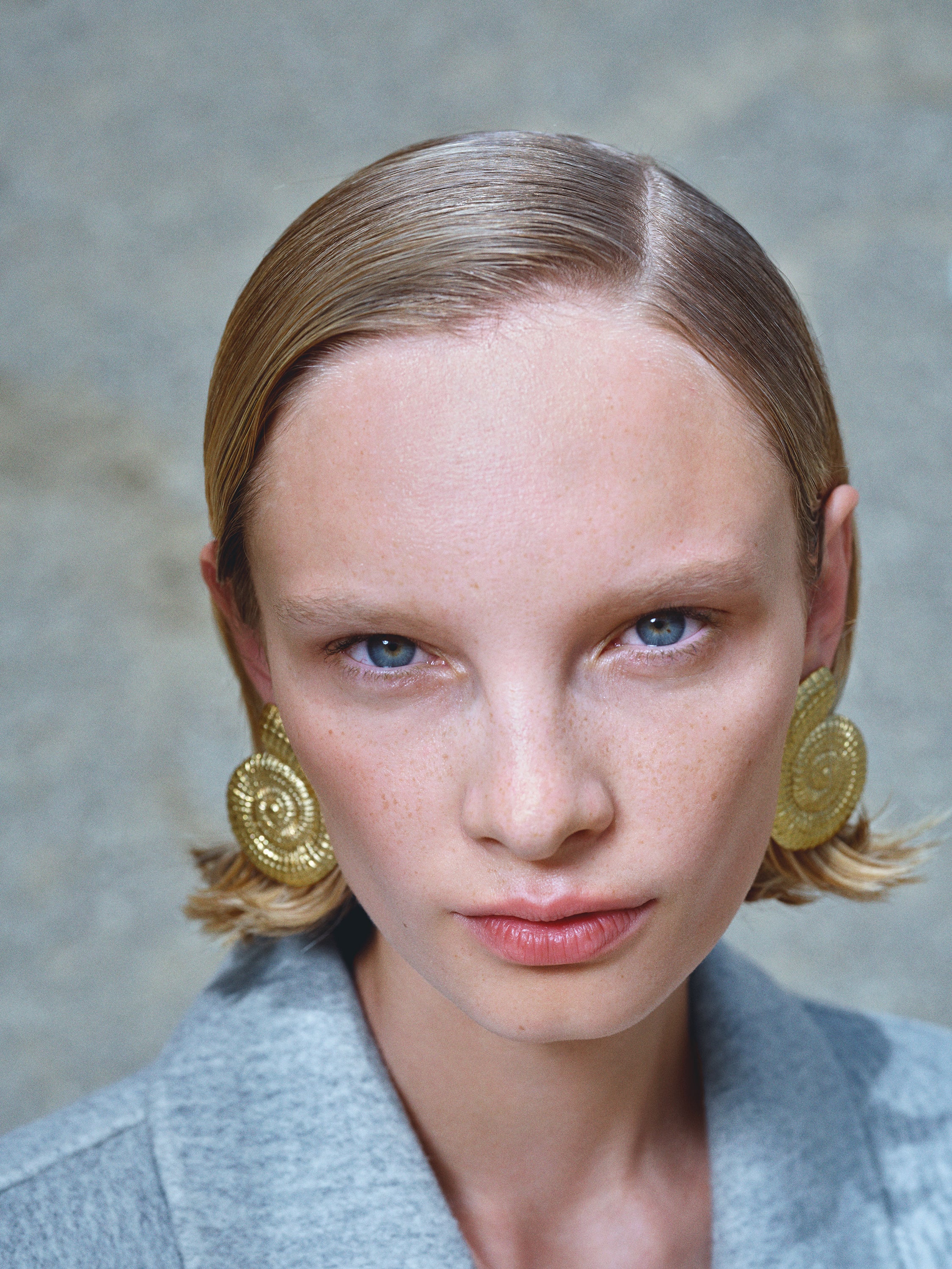 Ammonite earring