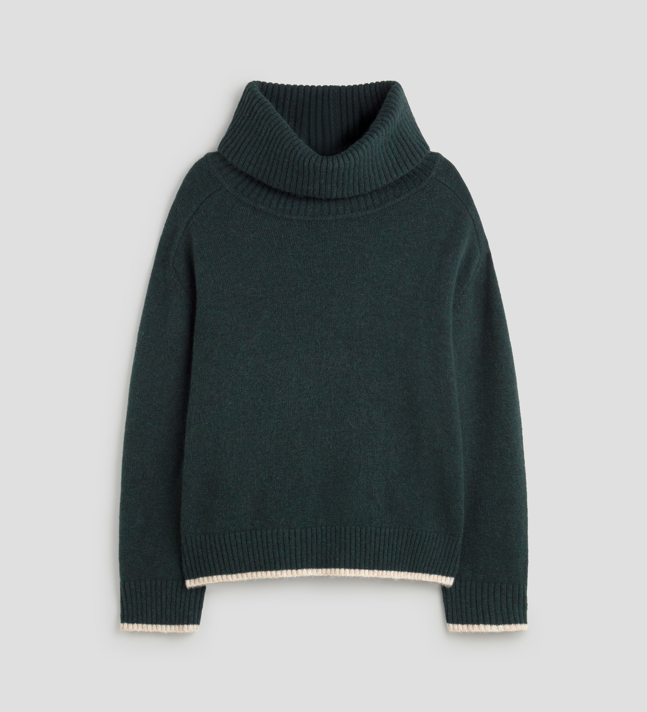 High neck sweater