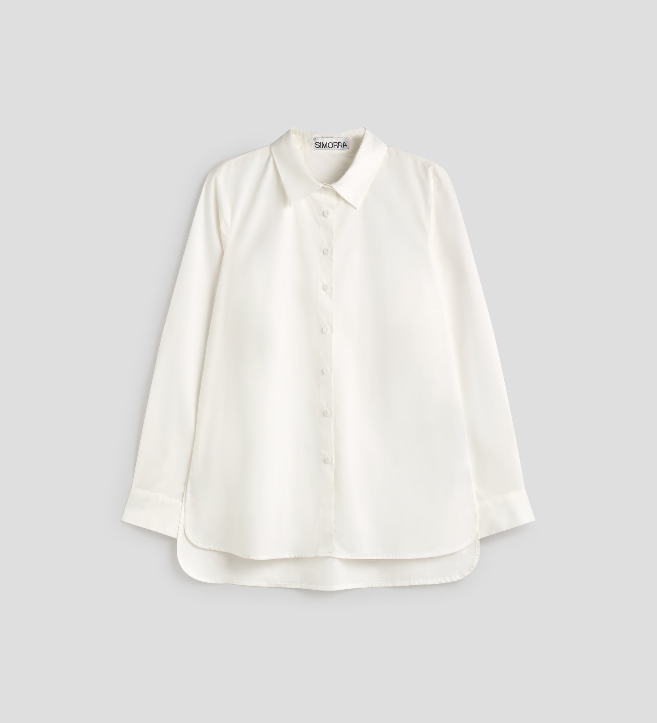 Straight cotton shirt