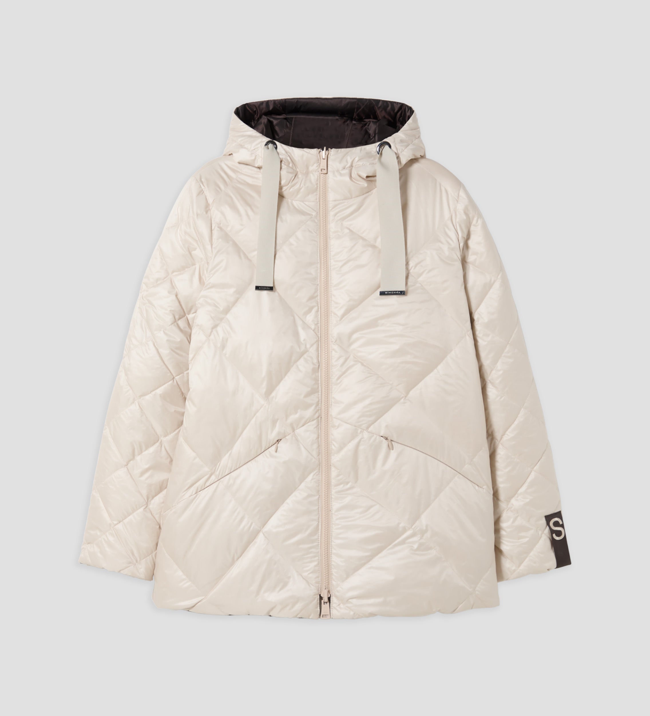 Reversible short parka