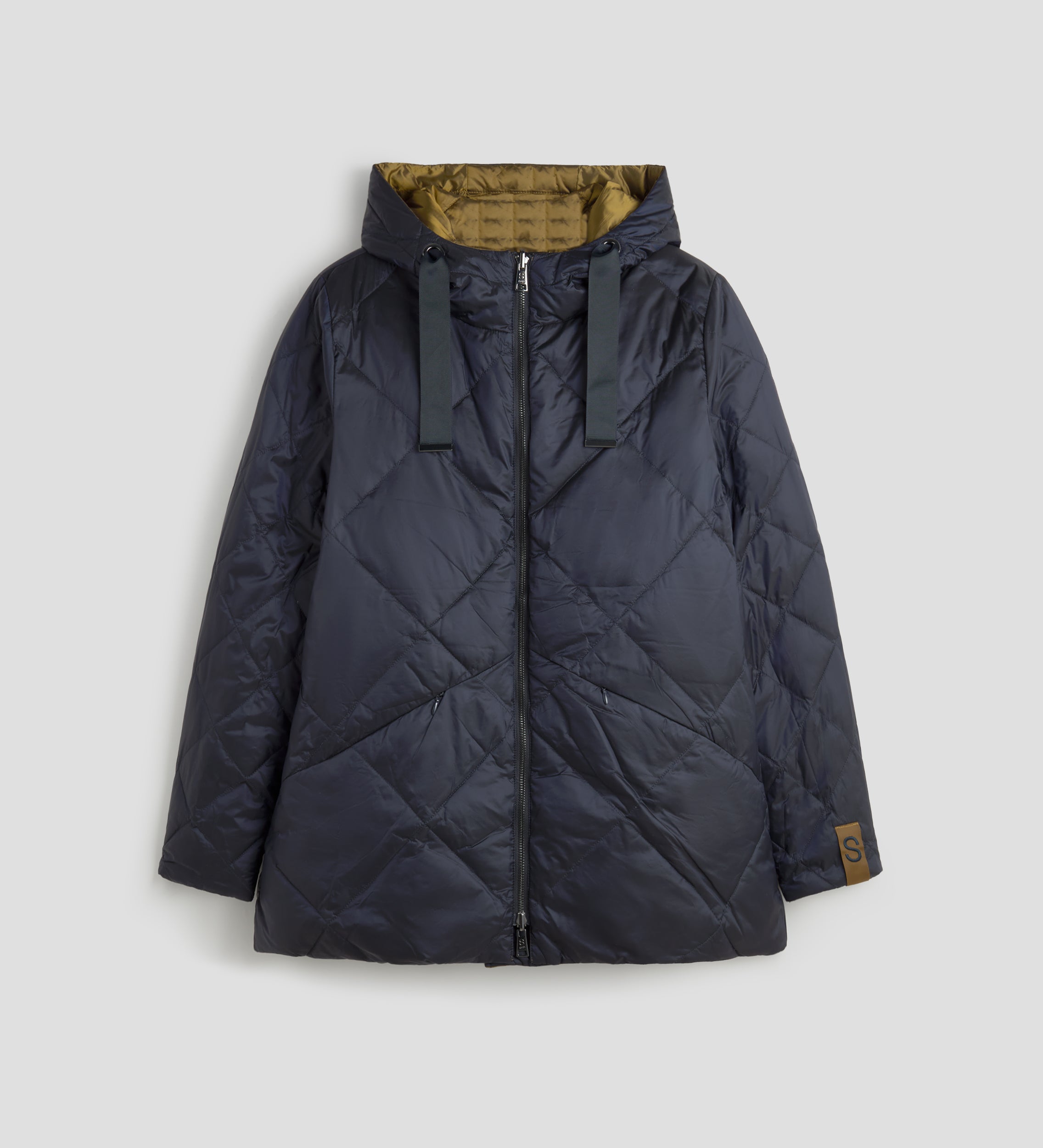 Reversible short parka