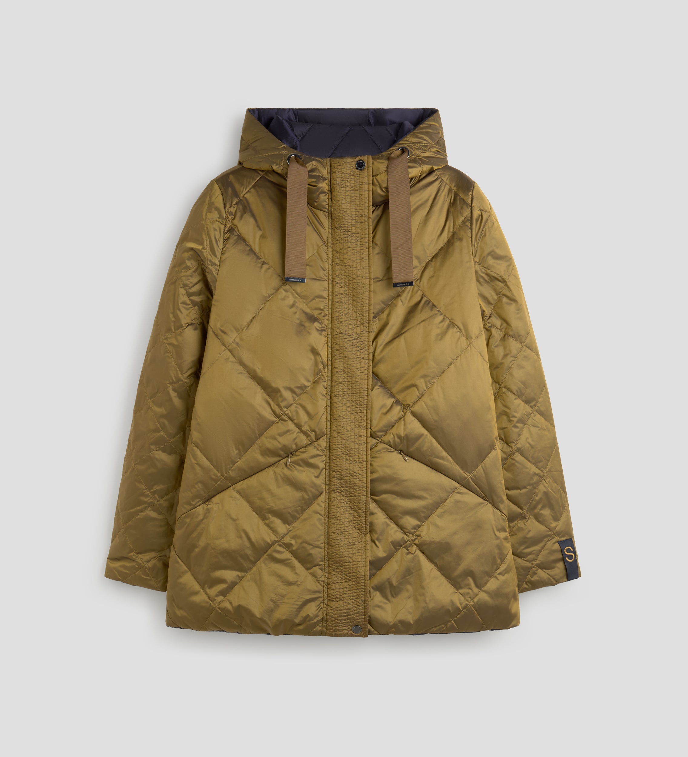 Parka corta reversible