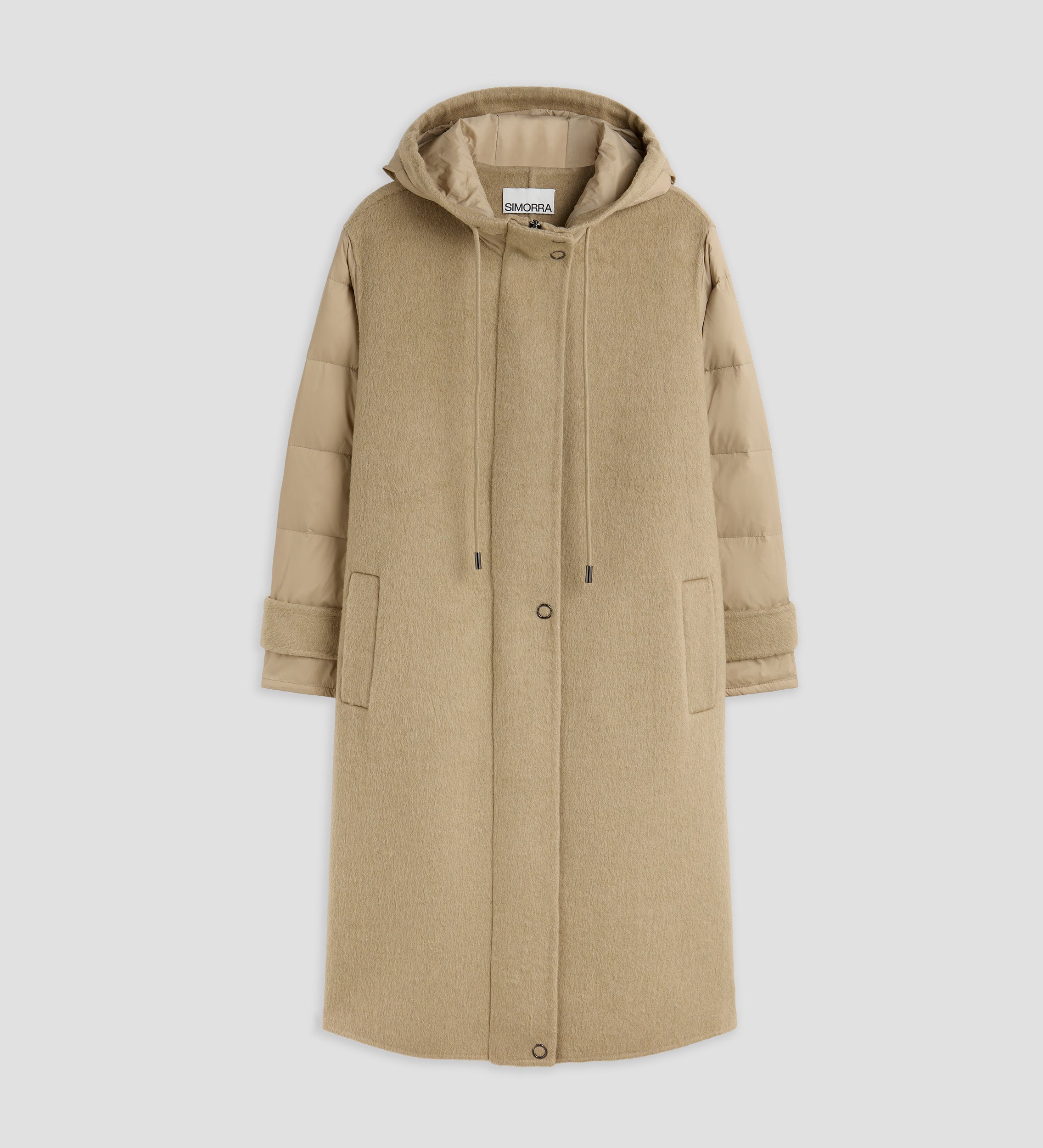 Parka longue combinée