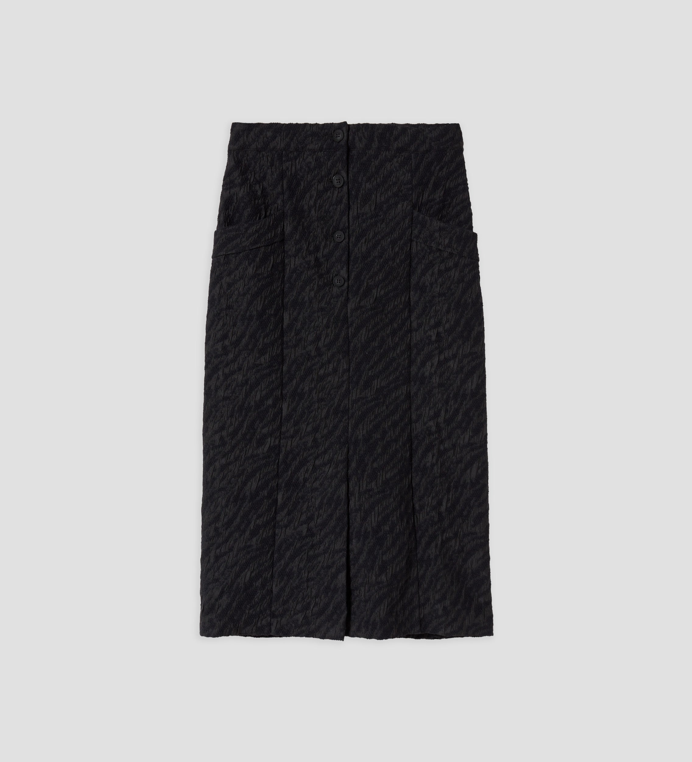 Jacquard pencil skirt