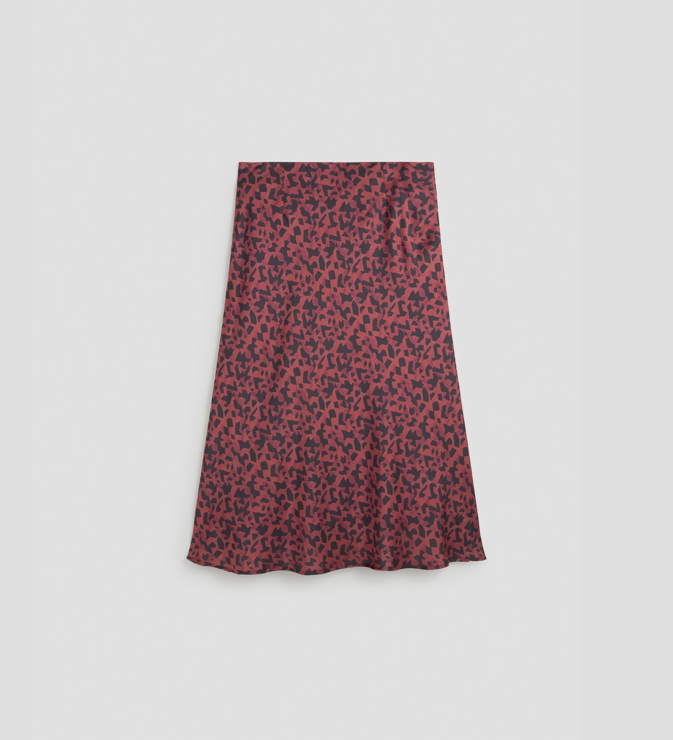 Printed midi skirt