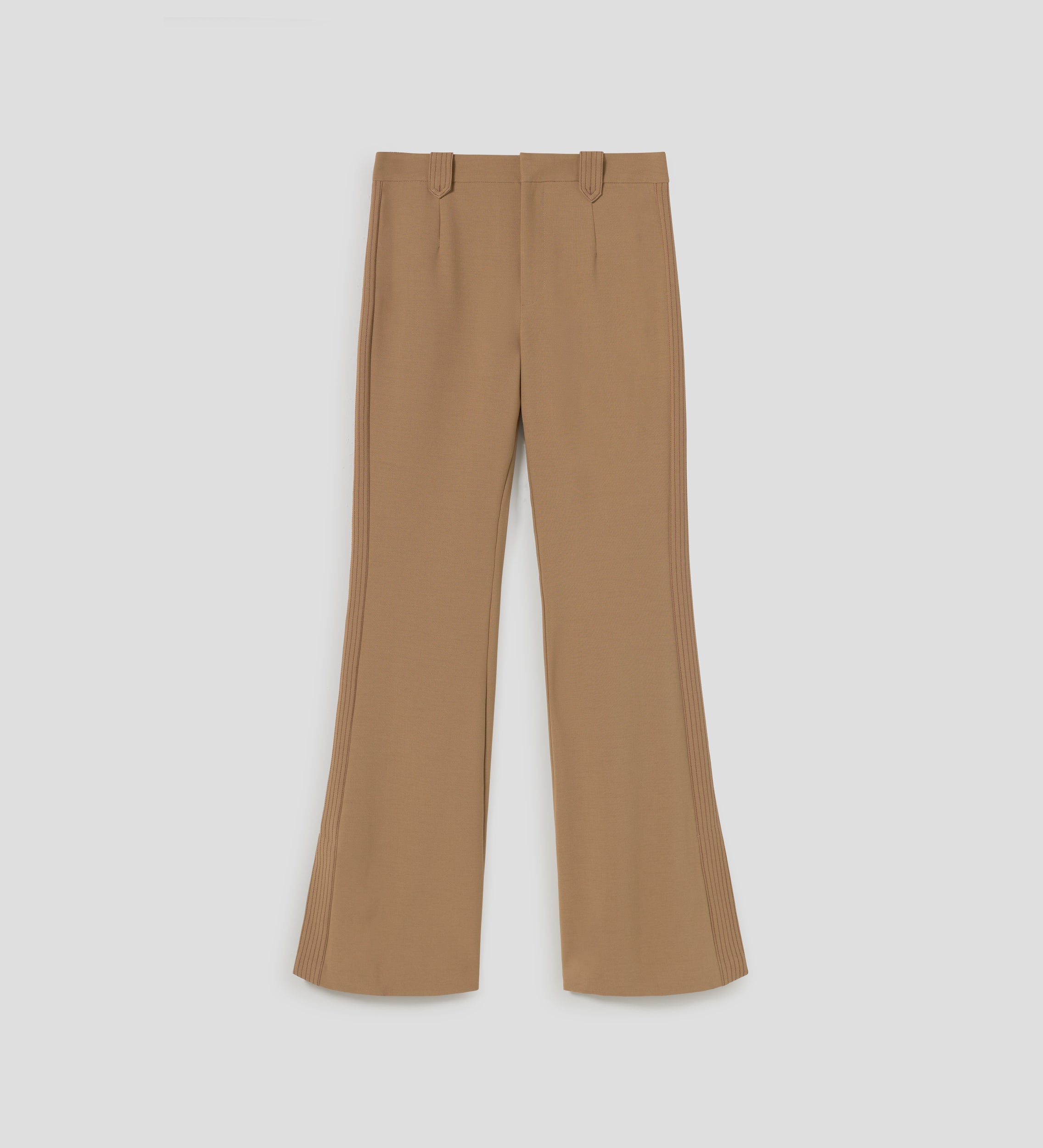 Contrast stitching trousers