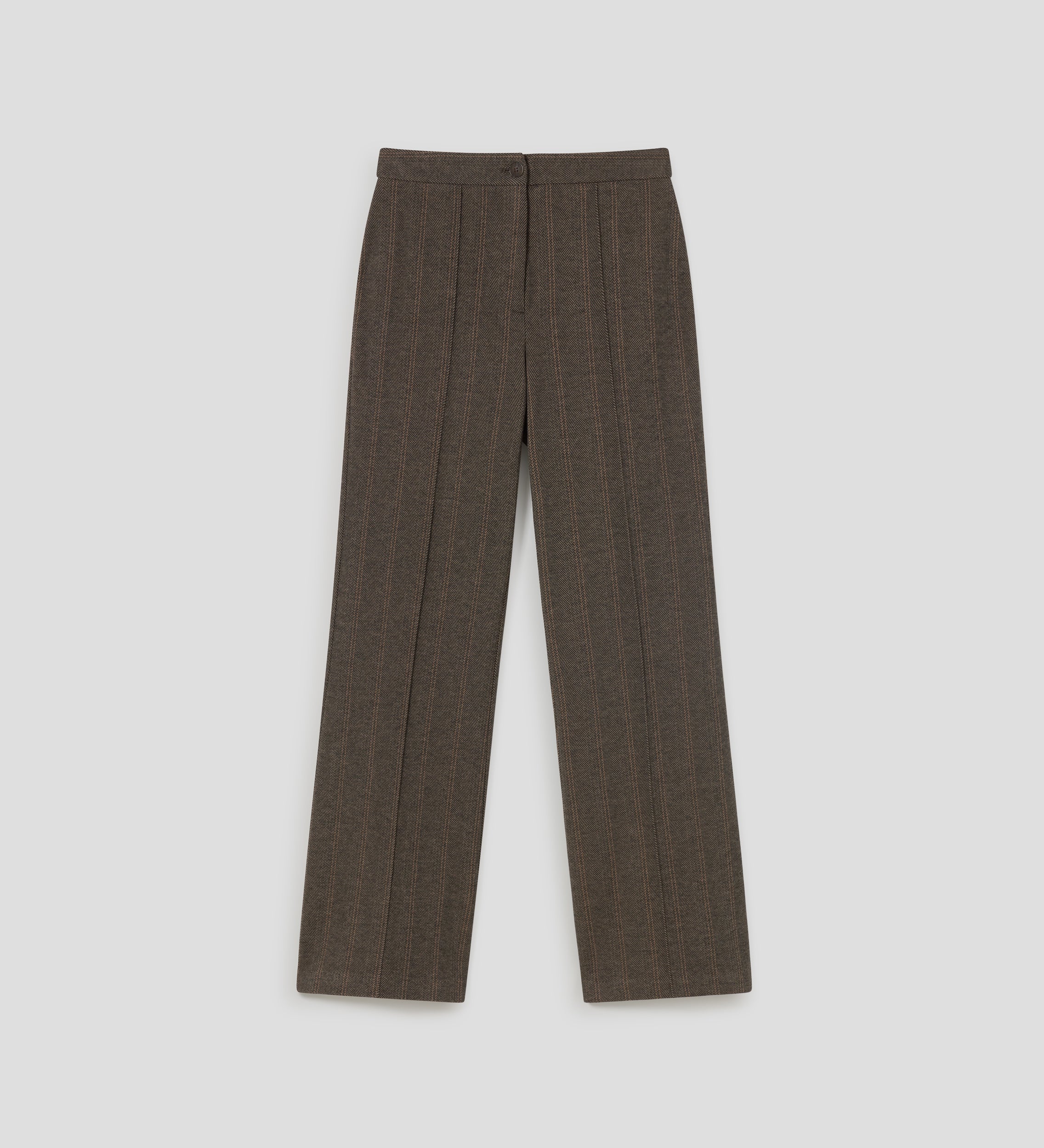 Wide crepe trousers