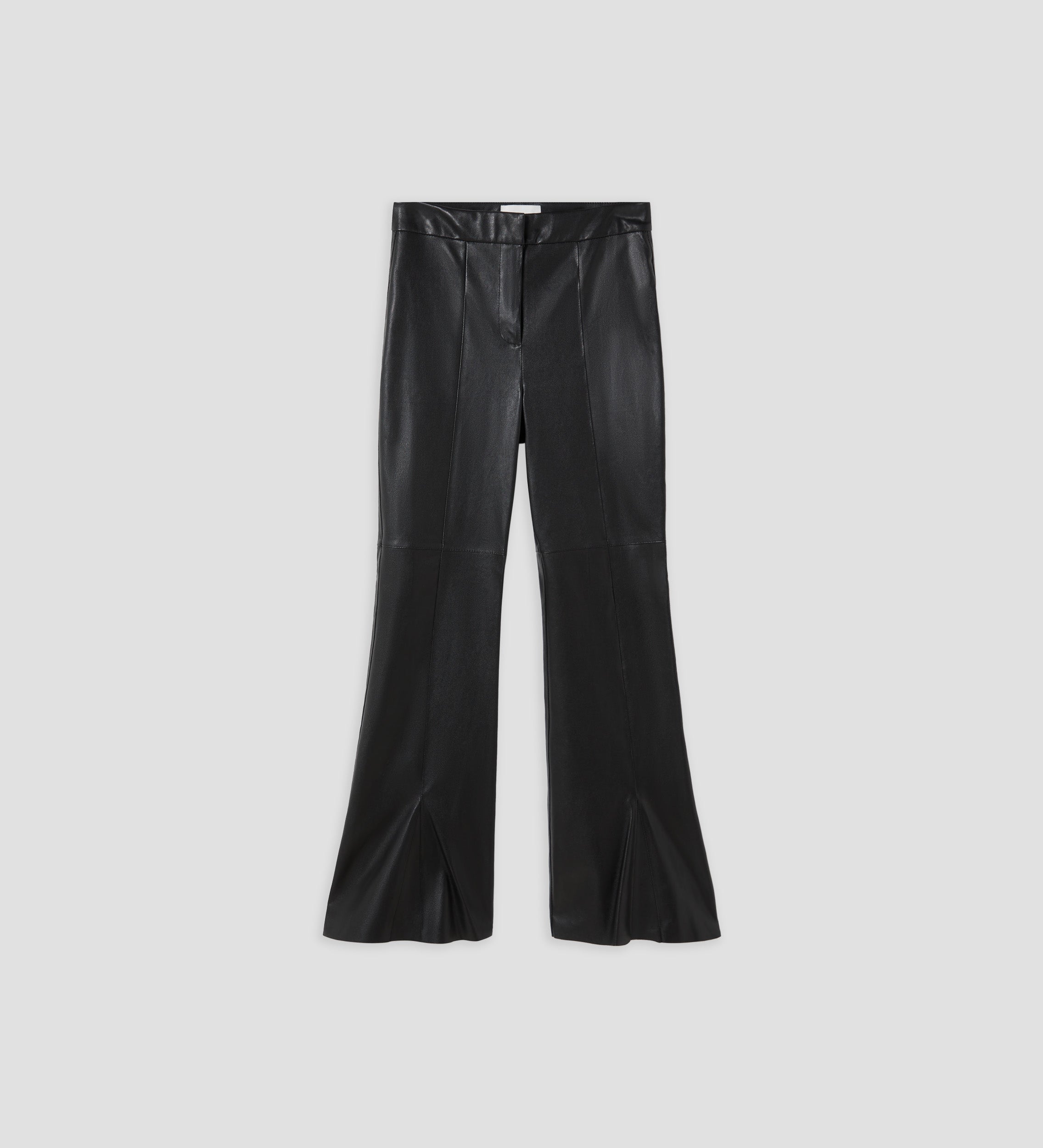 Flared napa trousers