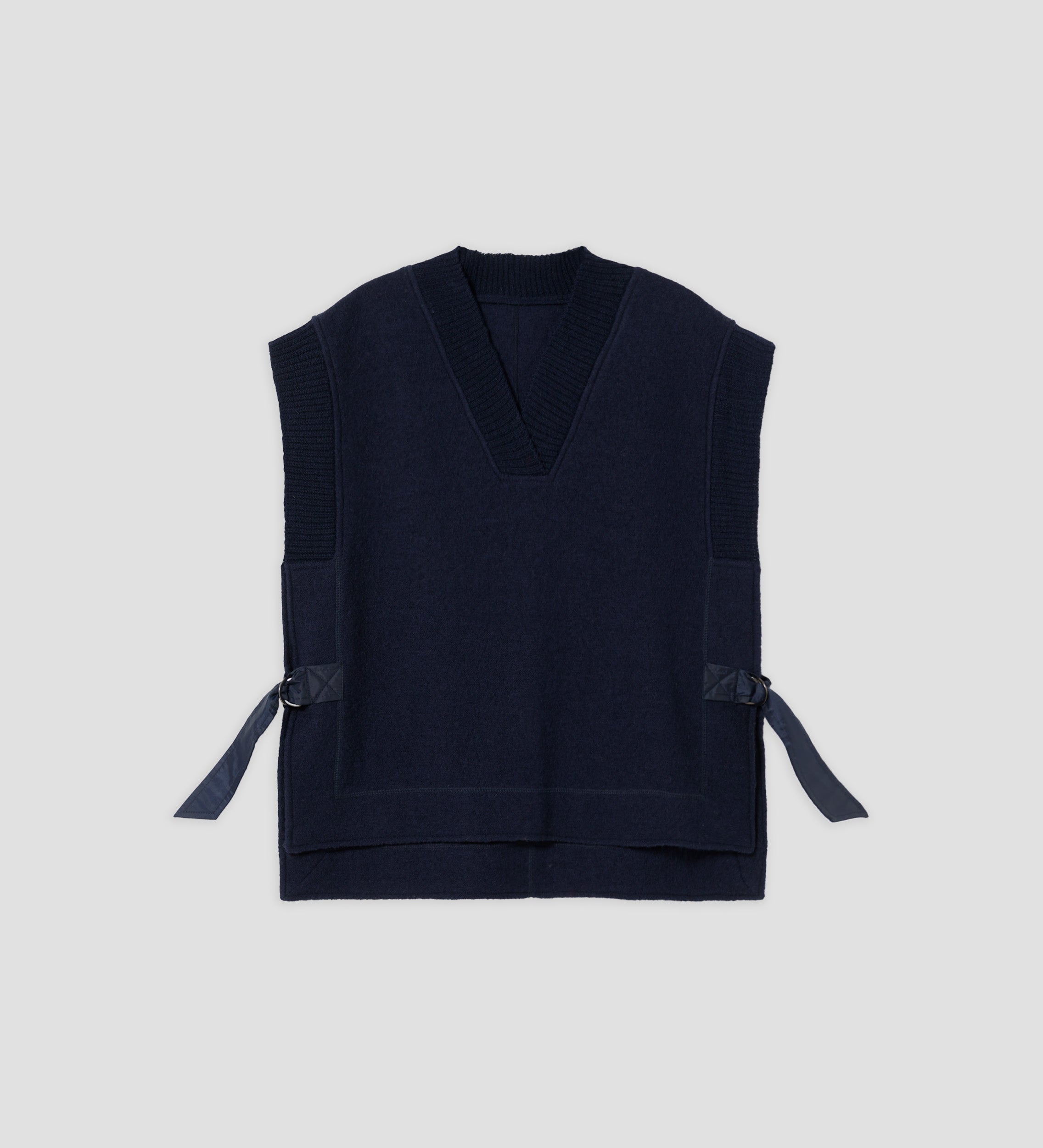 Gilet en tricot feutré