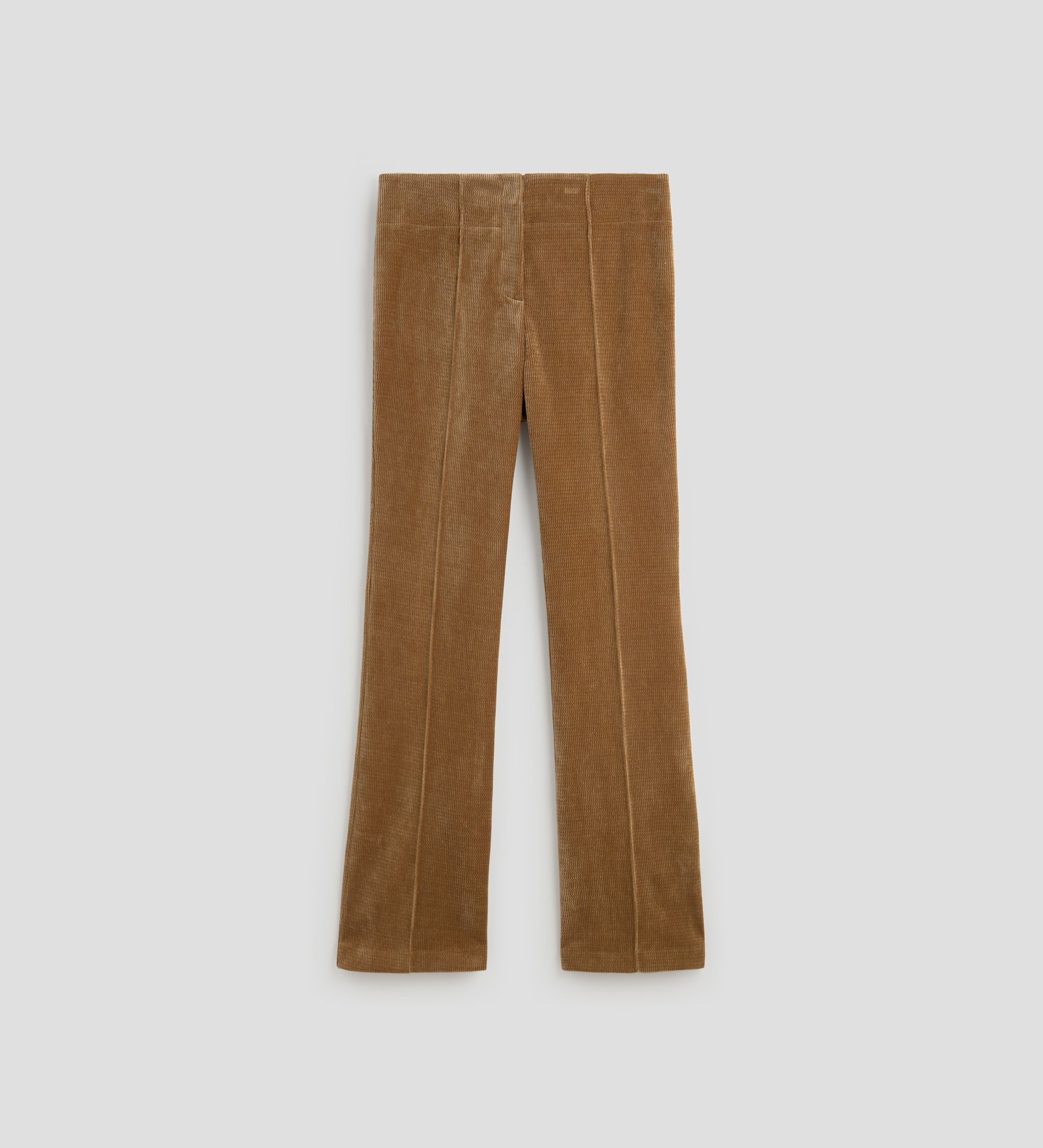 Corduroy bell-bottom trousers