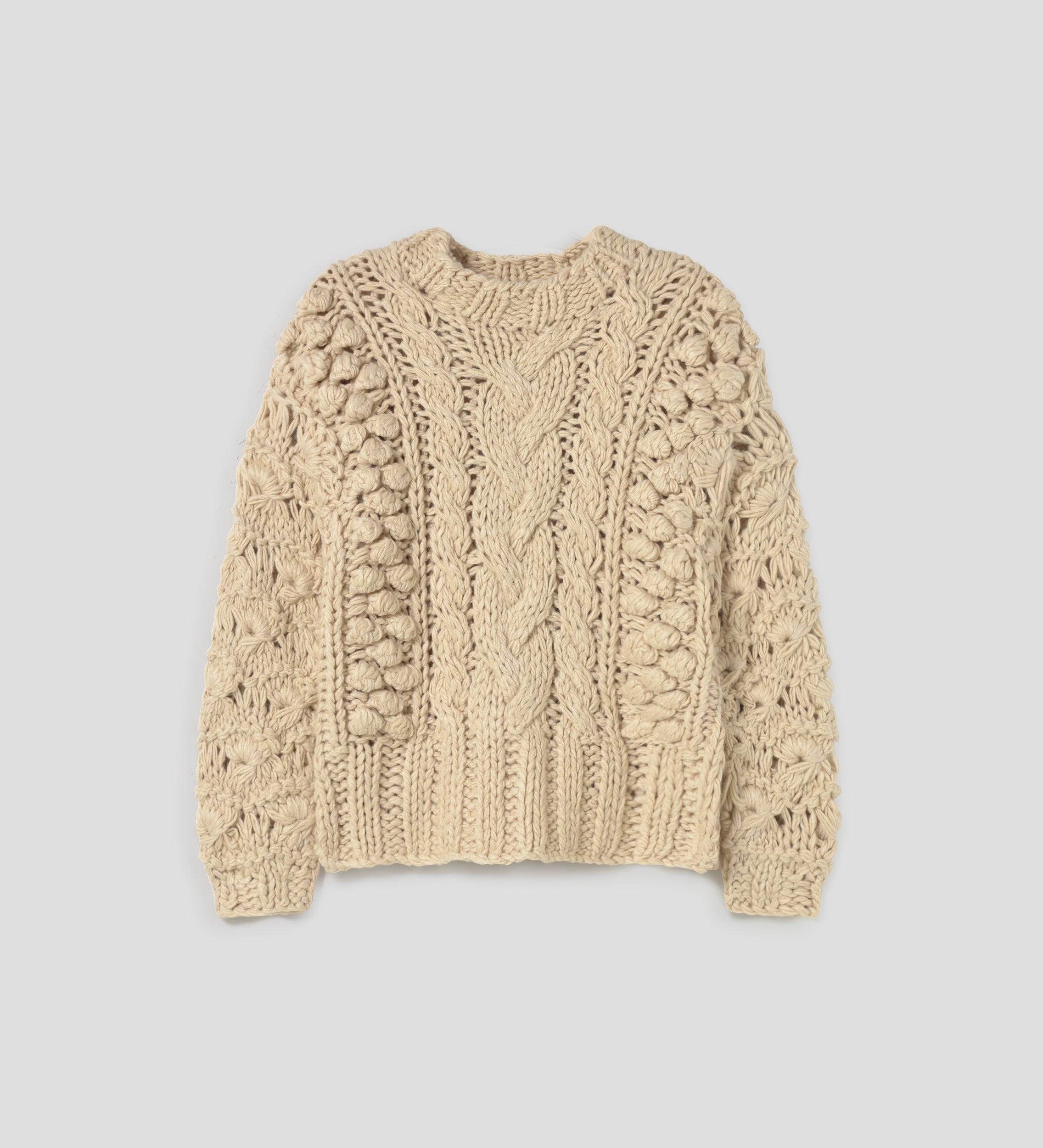 Hand-knitted sweater