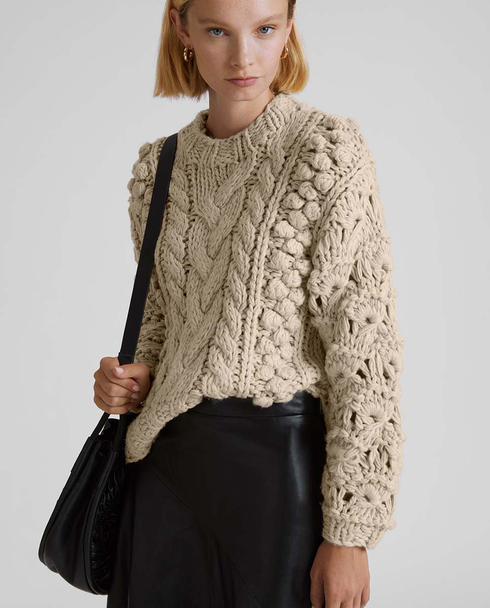 Hand-knitted sweater