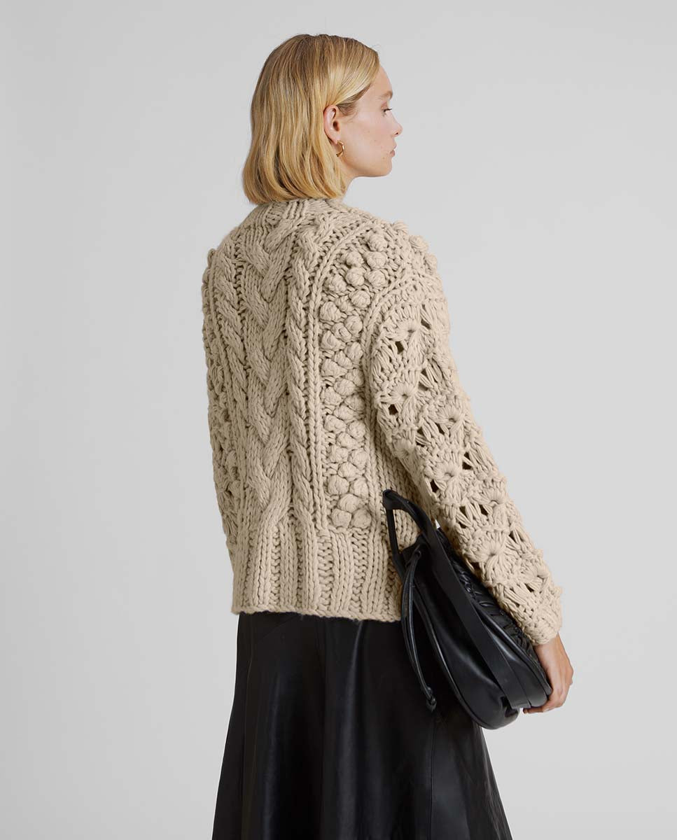 Hand-knitted sweater