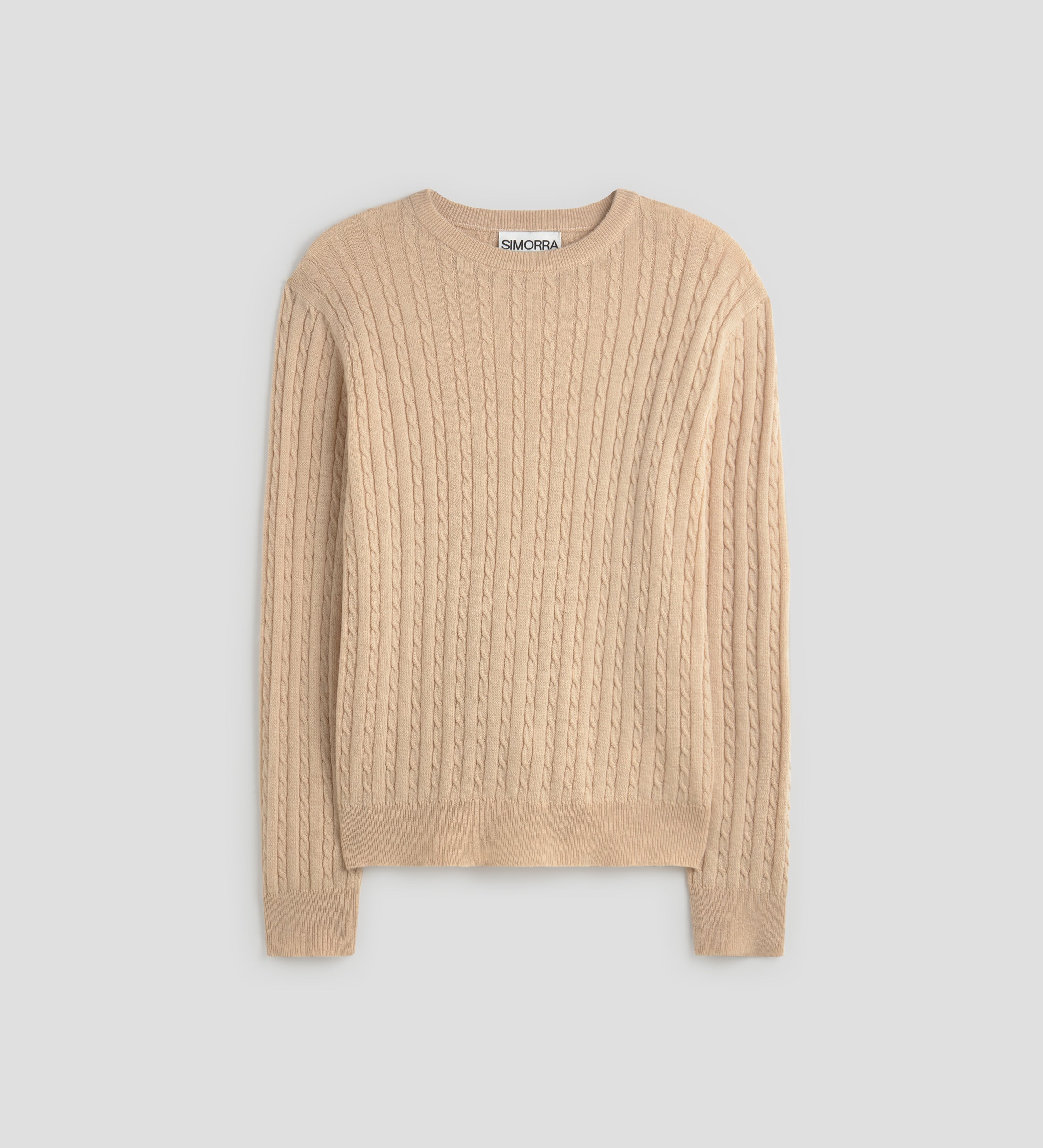 Cable knit sweater