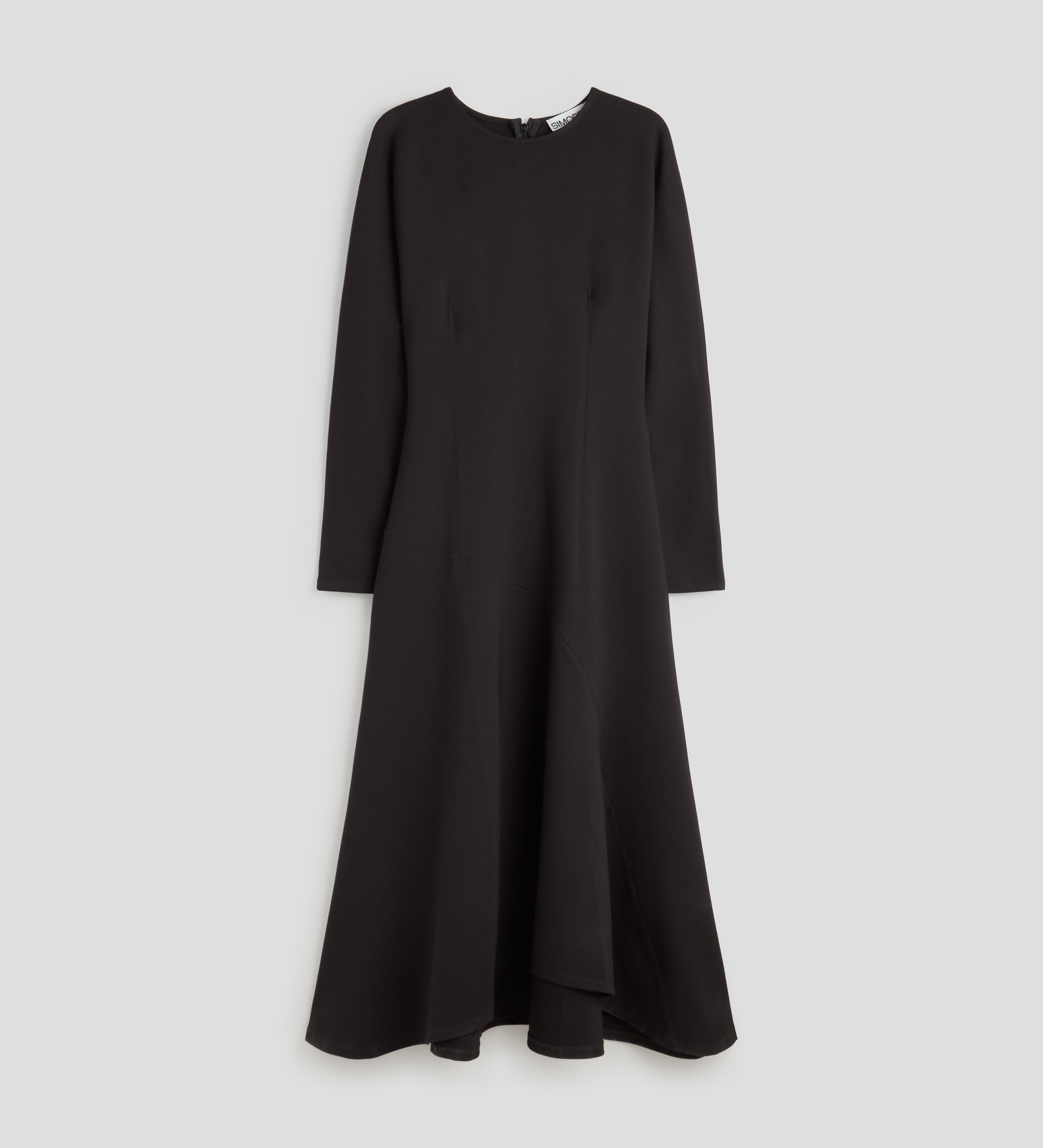 Robe midi asymétrique