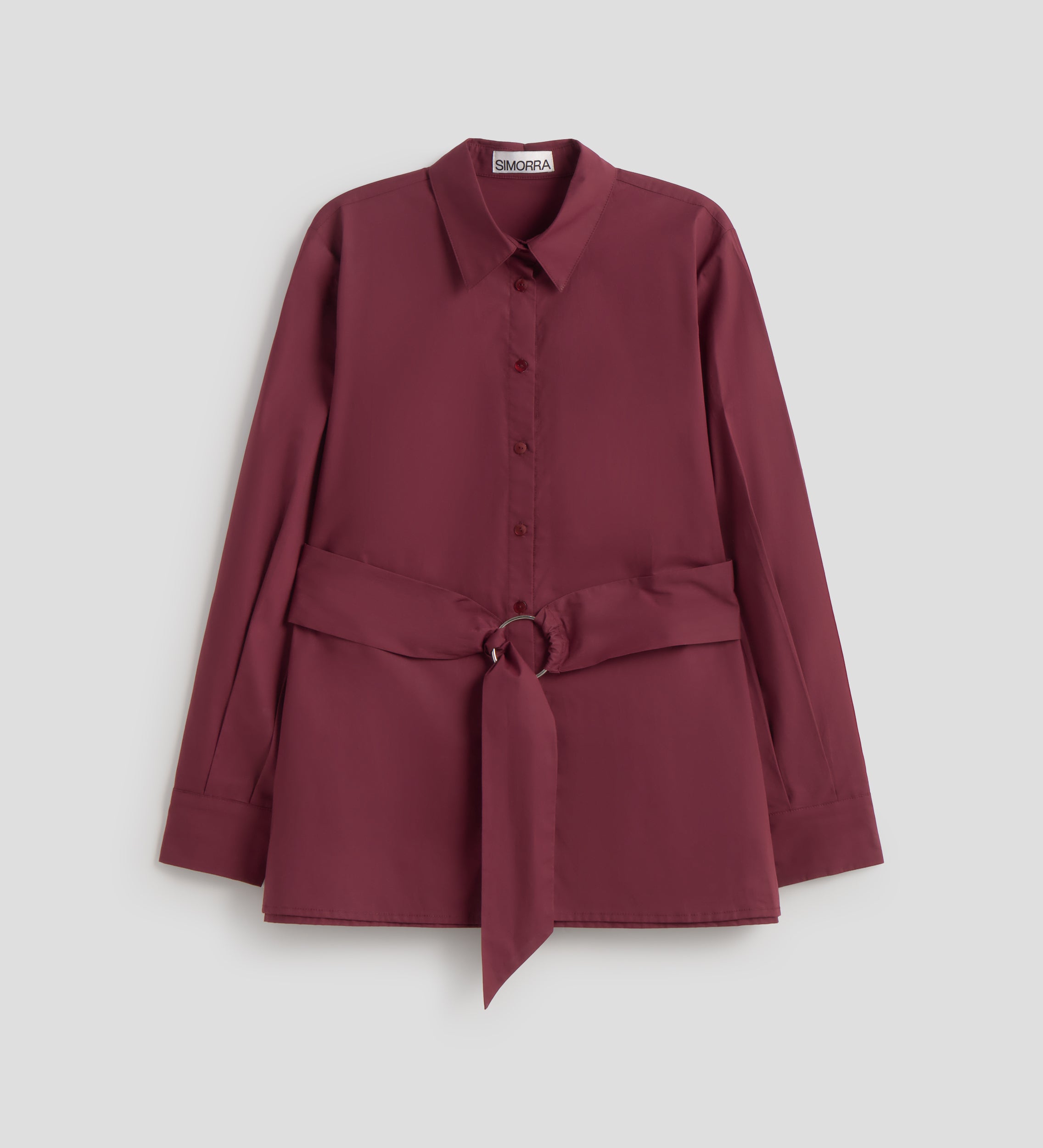 Shirt with belt