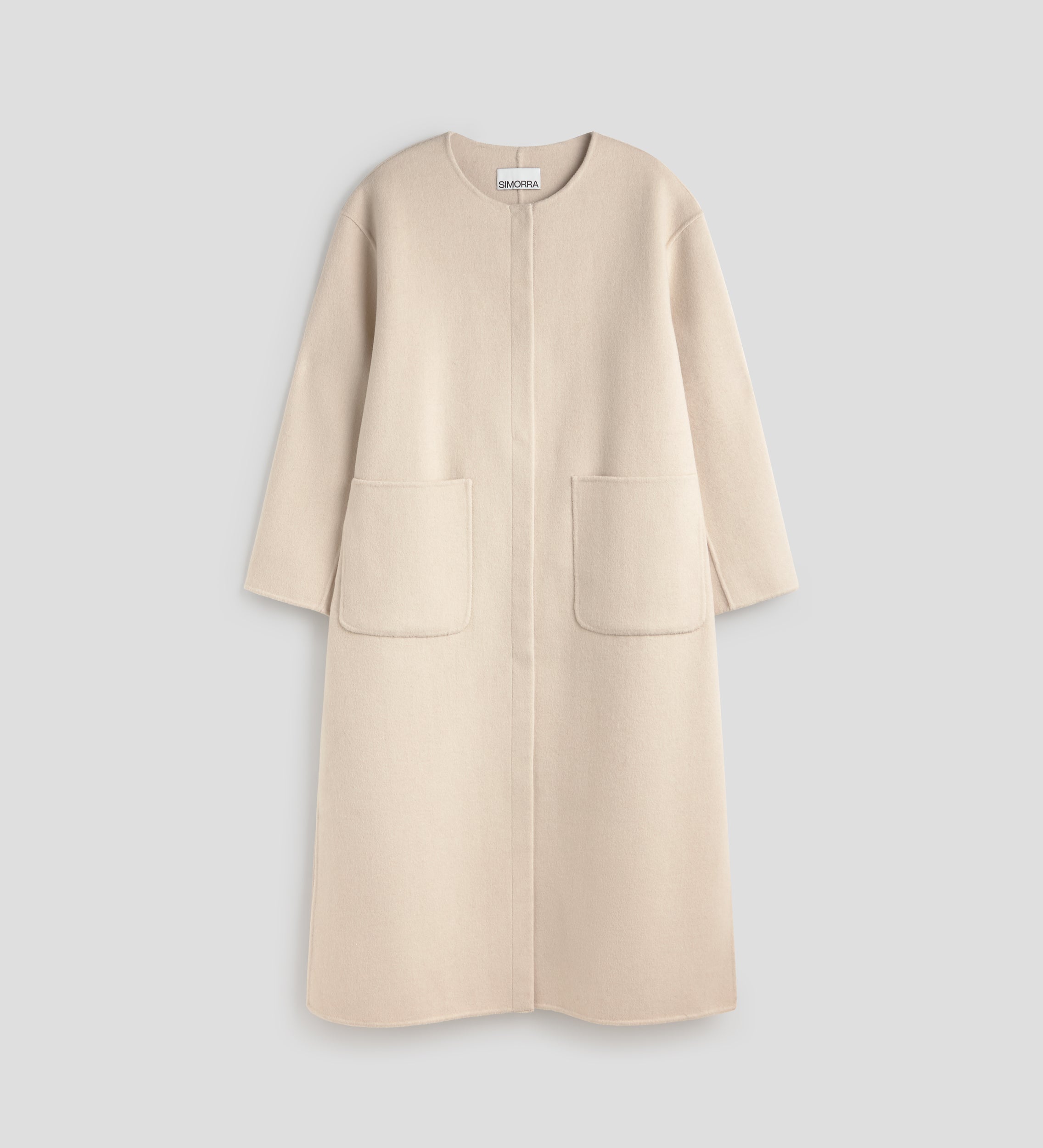 Manteau long croisé
