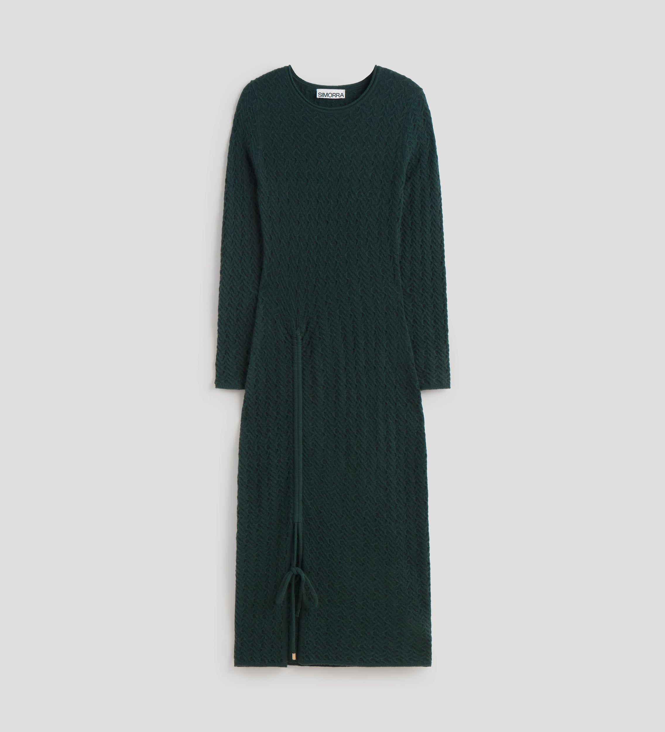 Textured knit dress