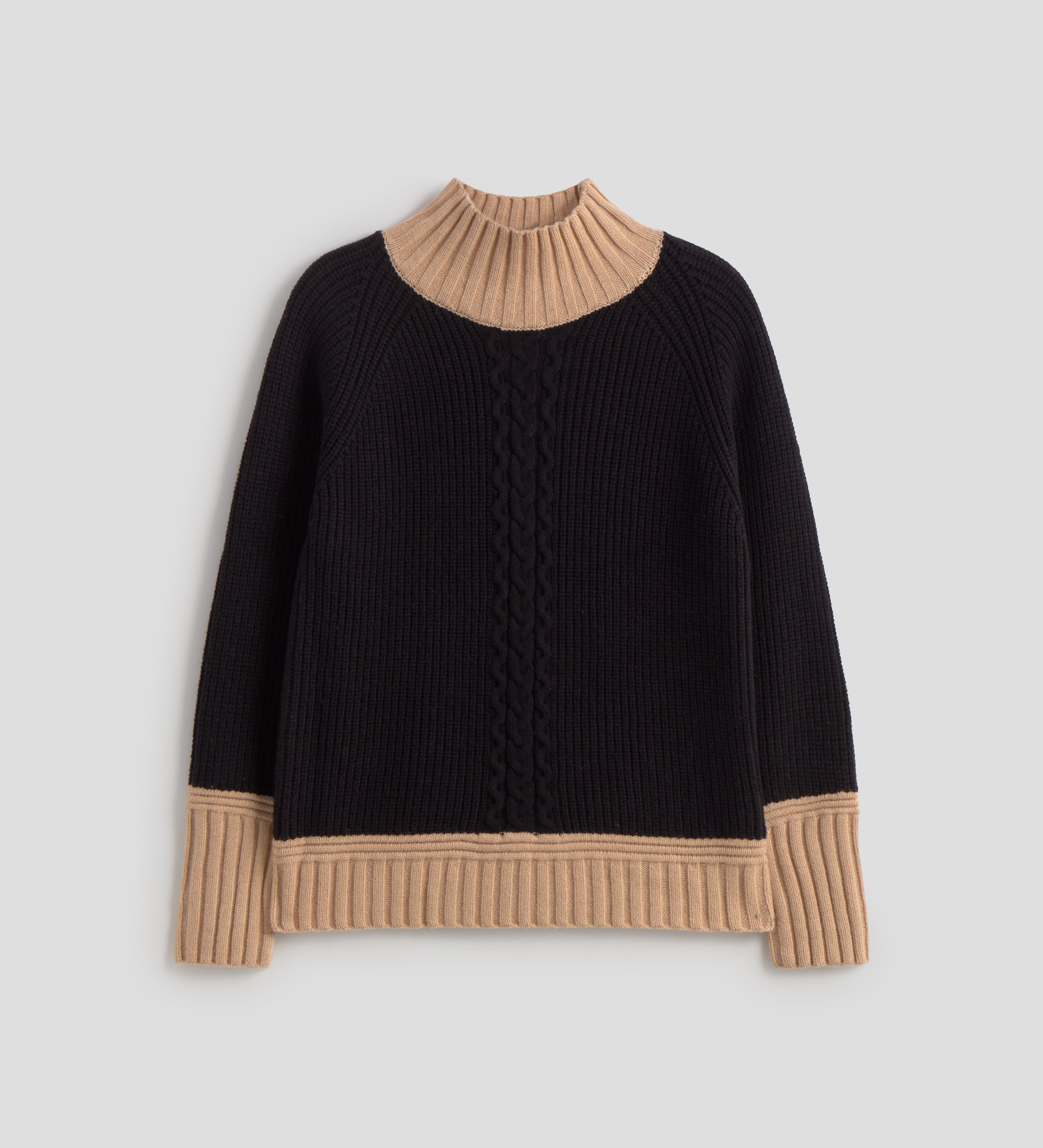 Two-tone eight-pattern sweater
