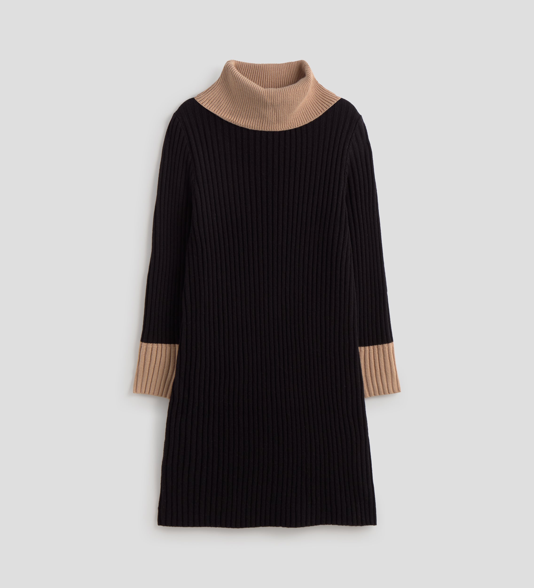 Ribbed knit dress