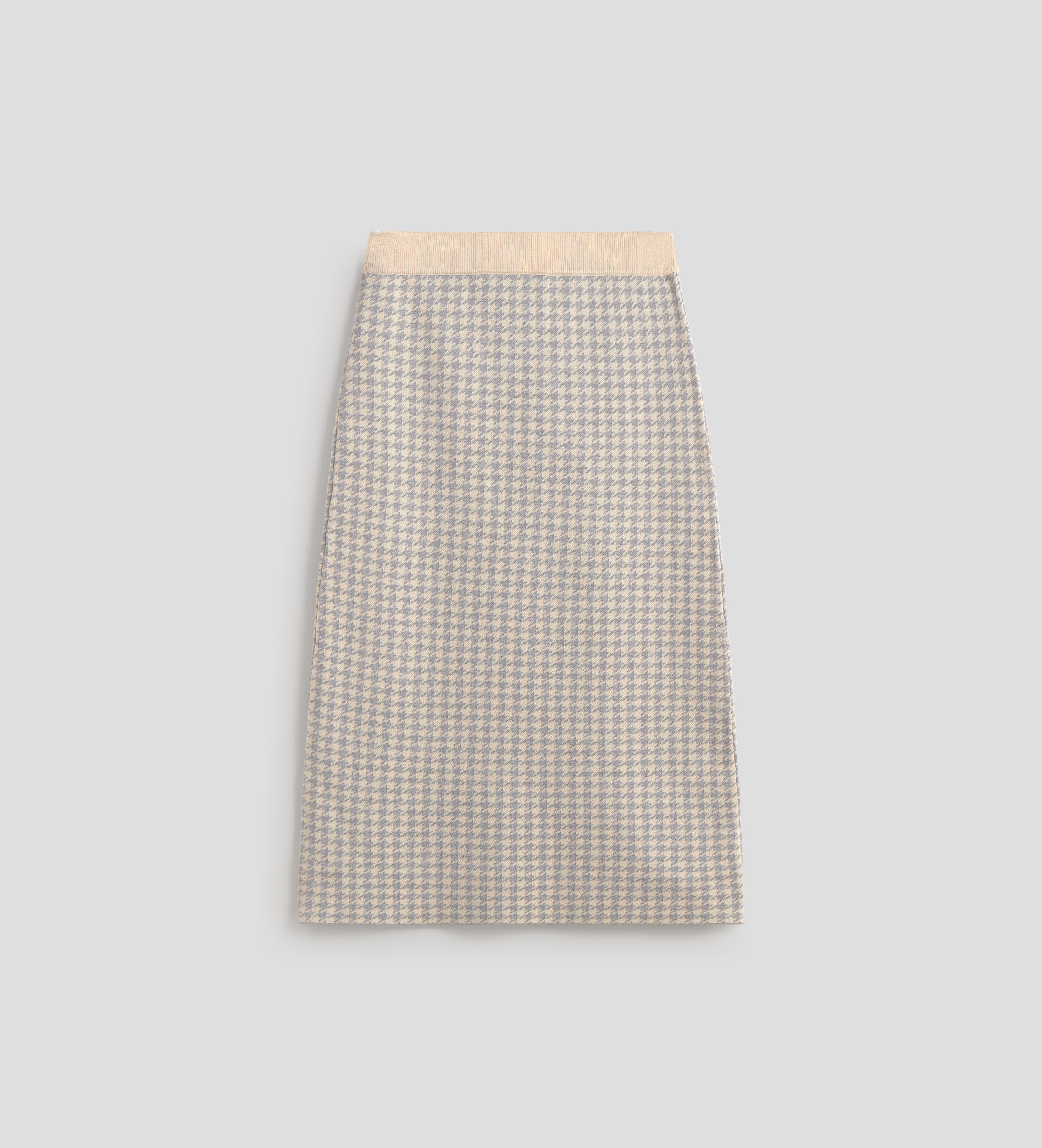 Knitted jacquard skirt