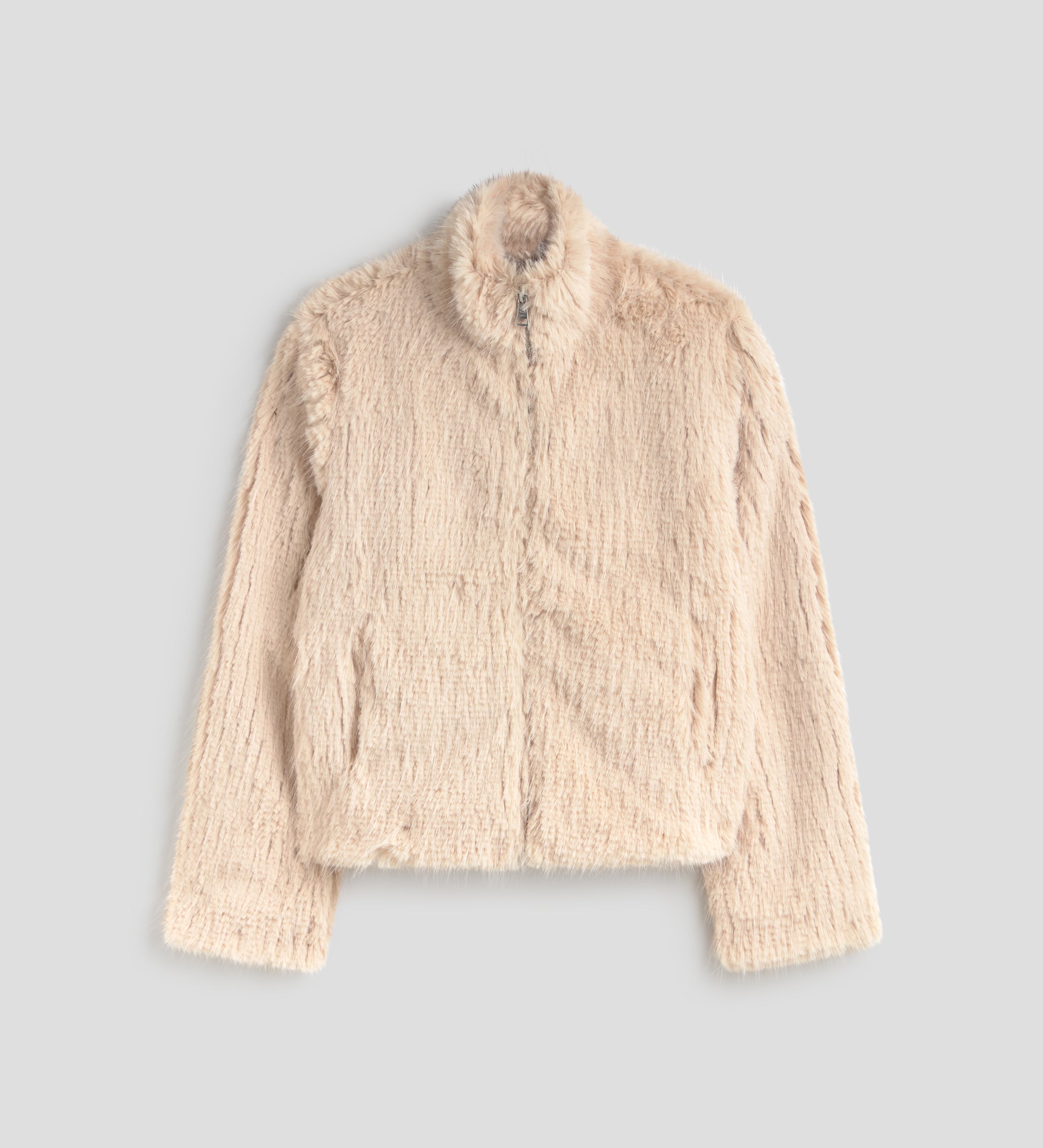 Veste courte en fourrure