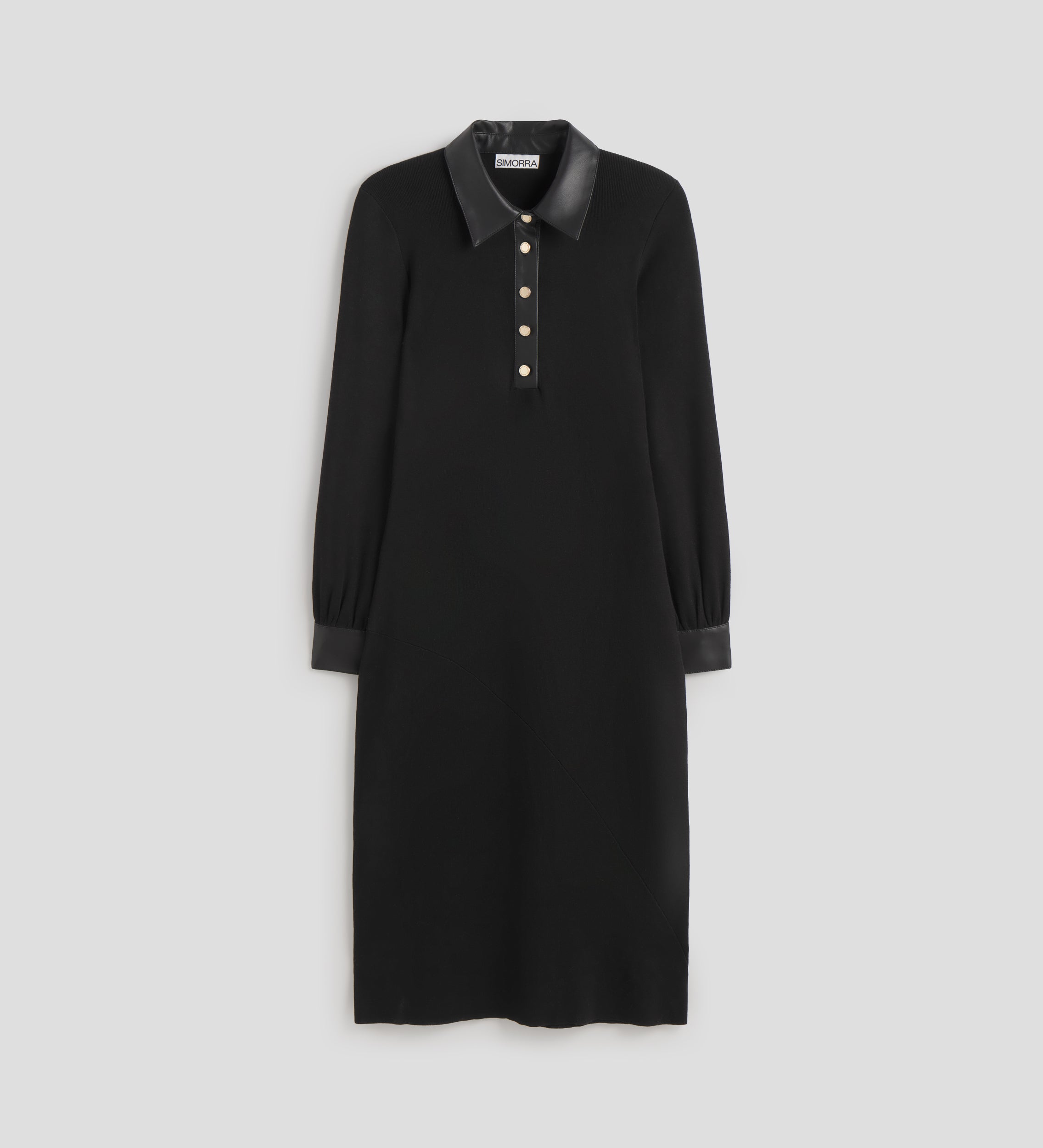 Combined knit dress
