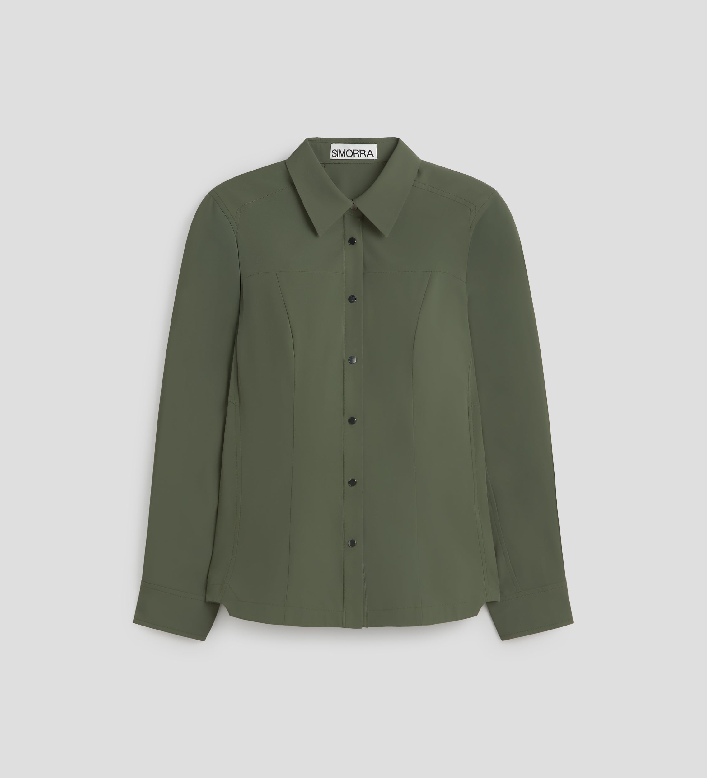 Camisa elástica entallada