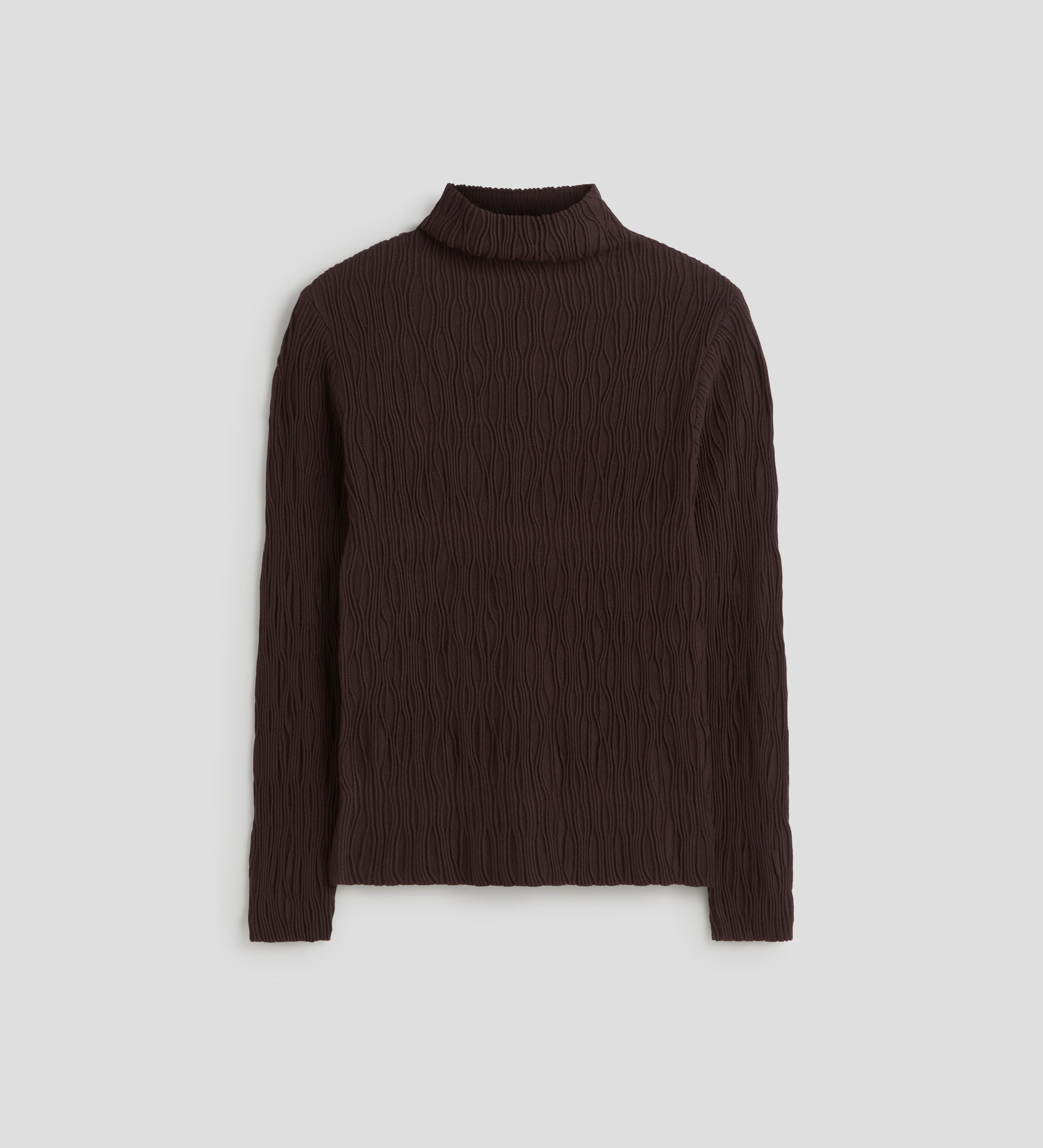 Pull maille texturée