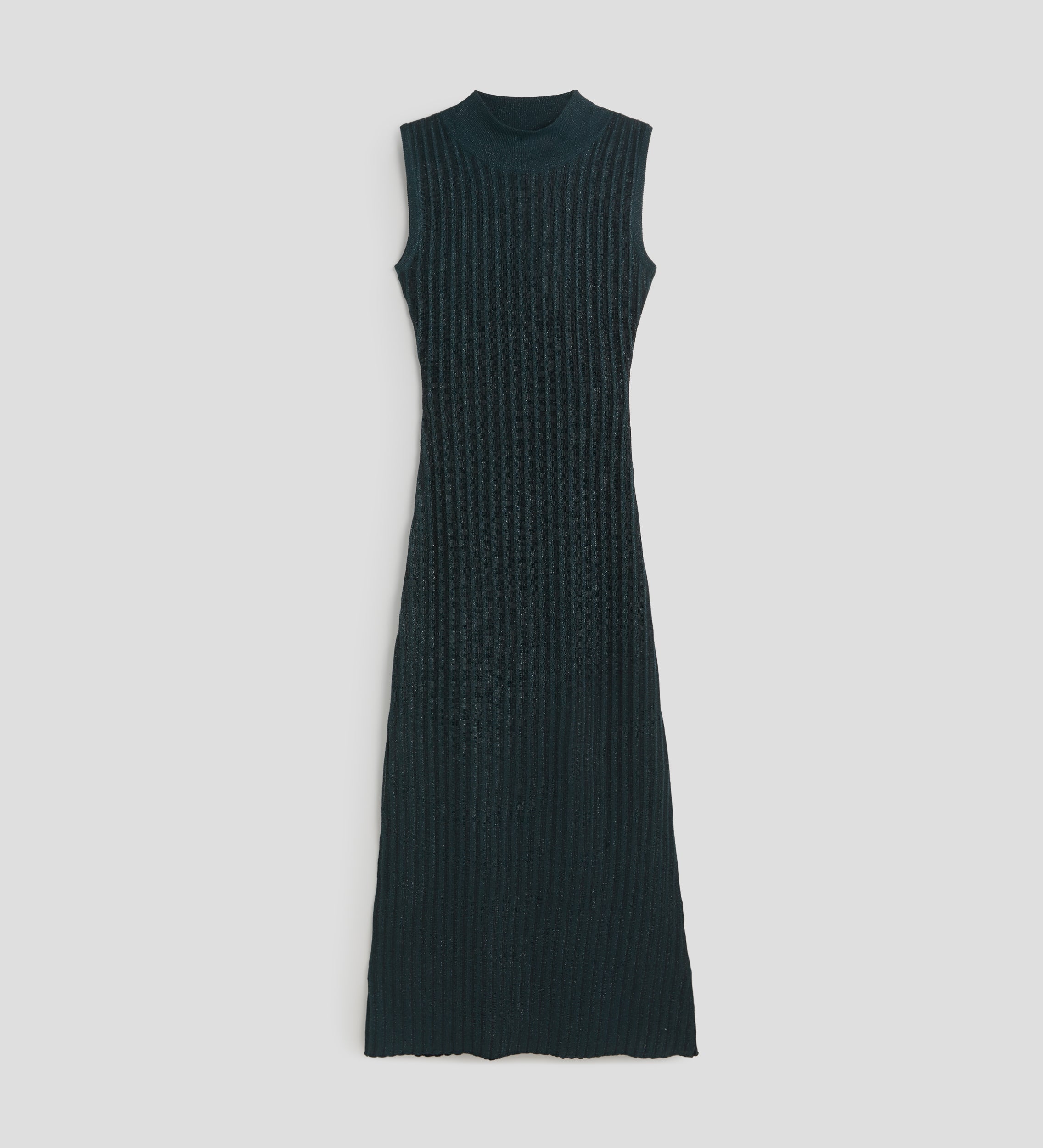 Robe maille métallisée