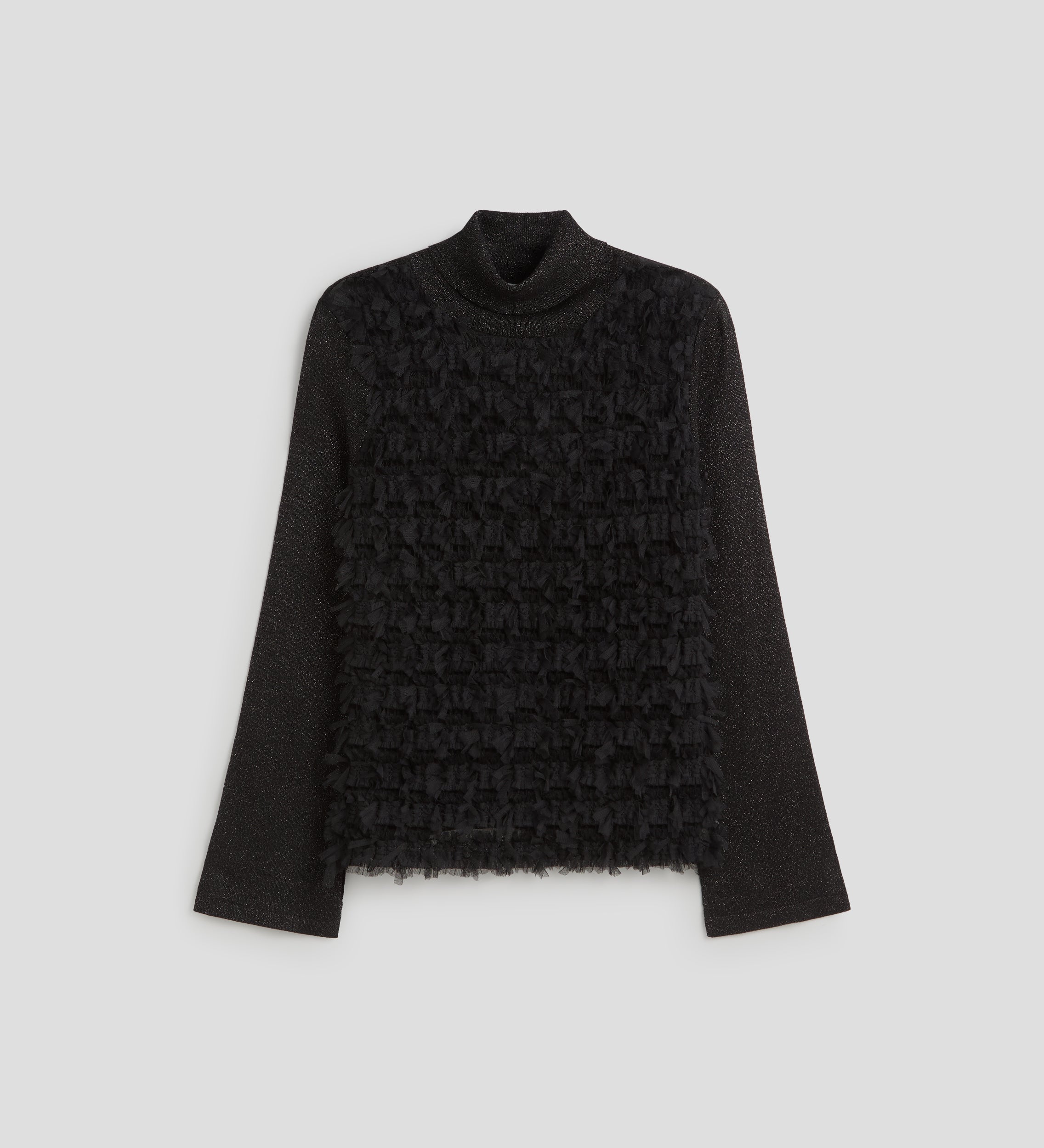 Pull maille combiné