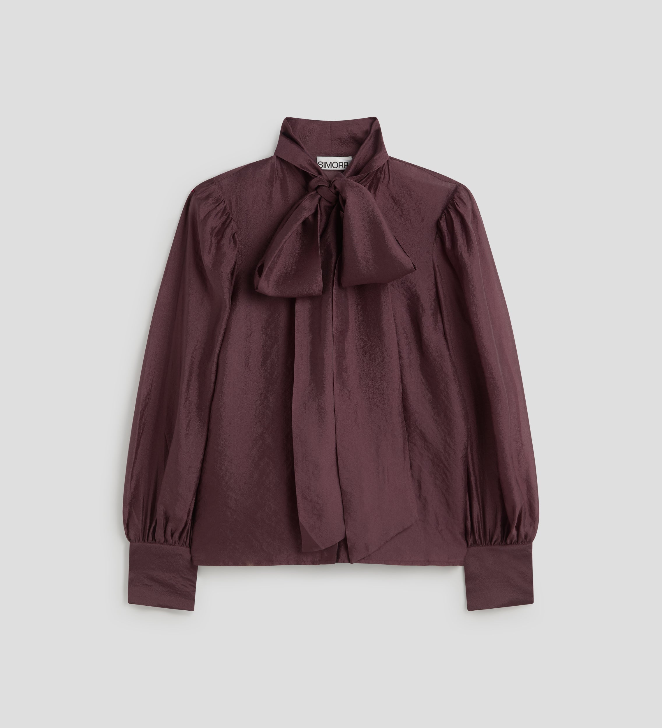 Blouse bow neck